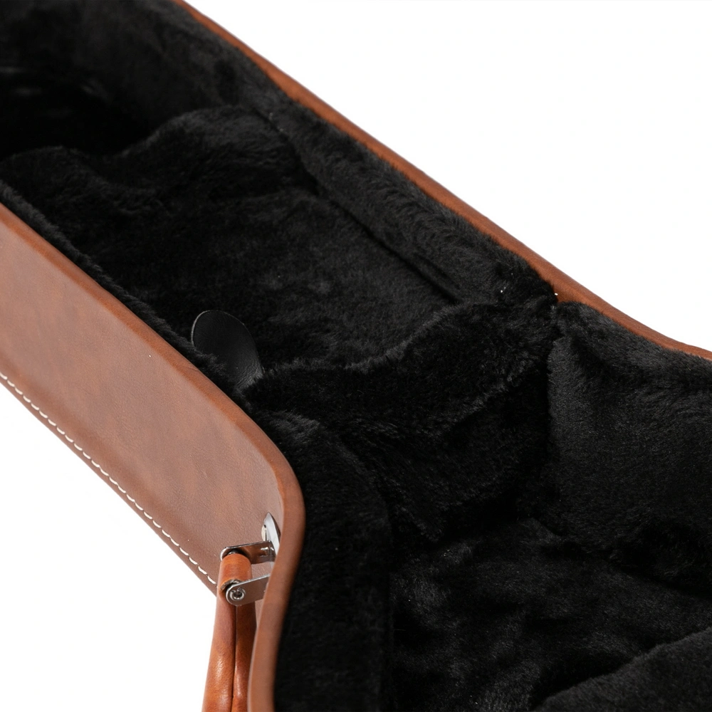 Hard-Shell Electric Guitar Case for GLP Style Electric Guitar Bulge Surface Brown view 8