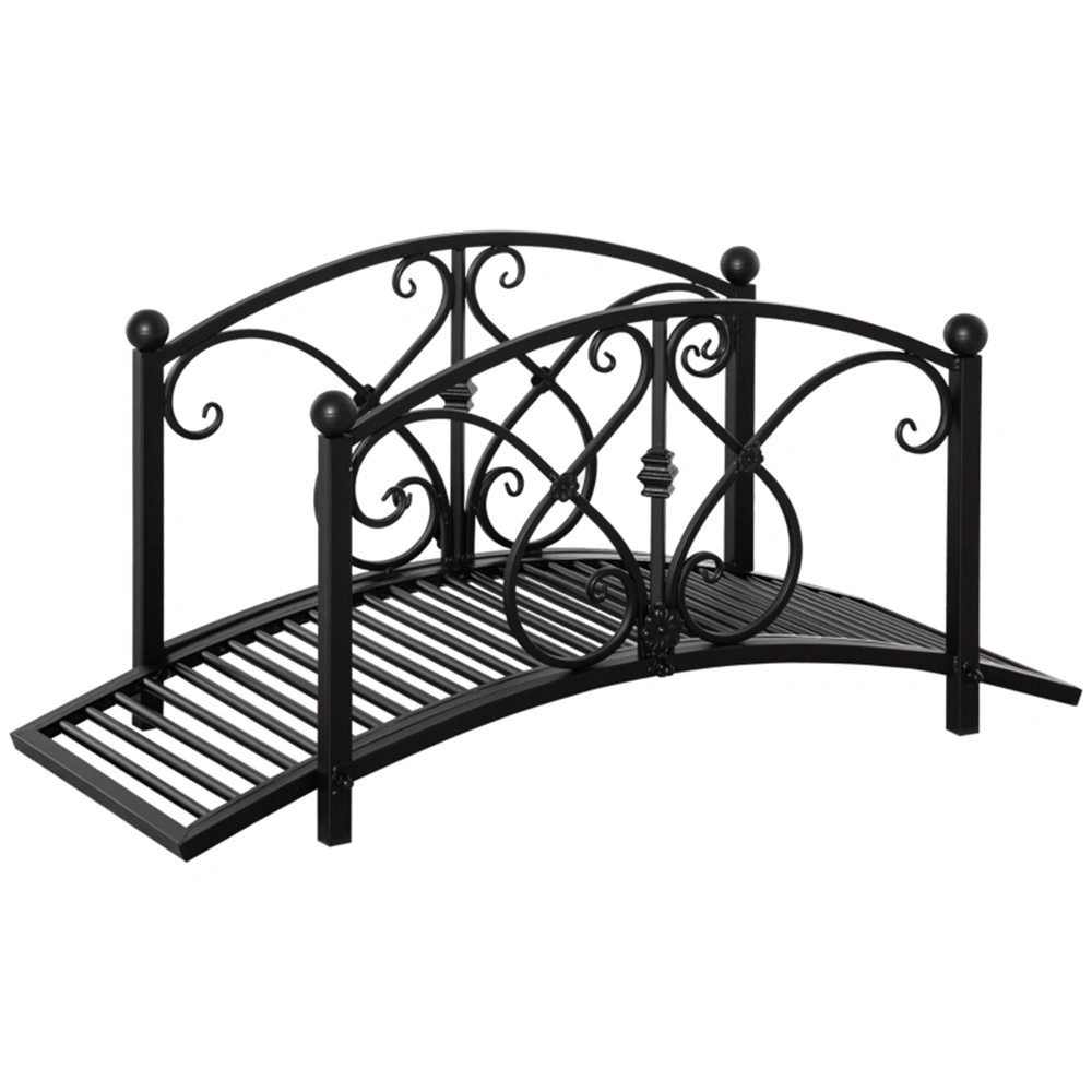 Decorative Wooden Garden Bridge for Backyard Pond, Landscape Footbridge Walkway