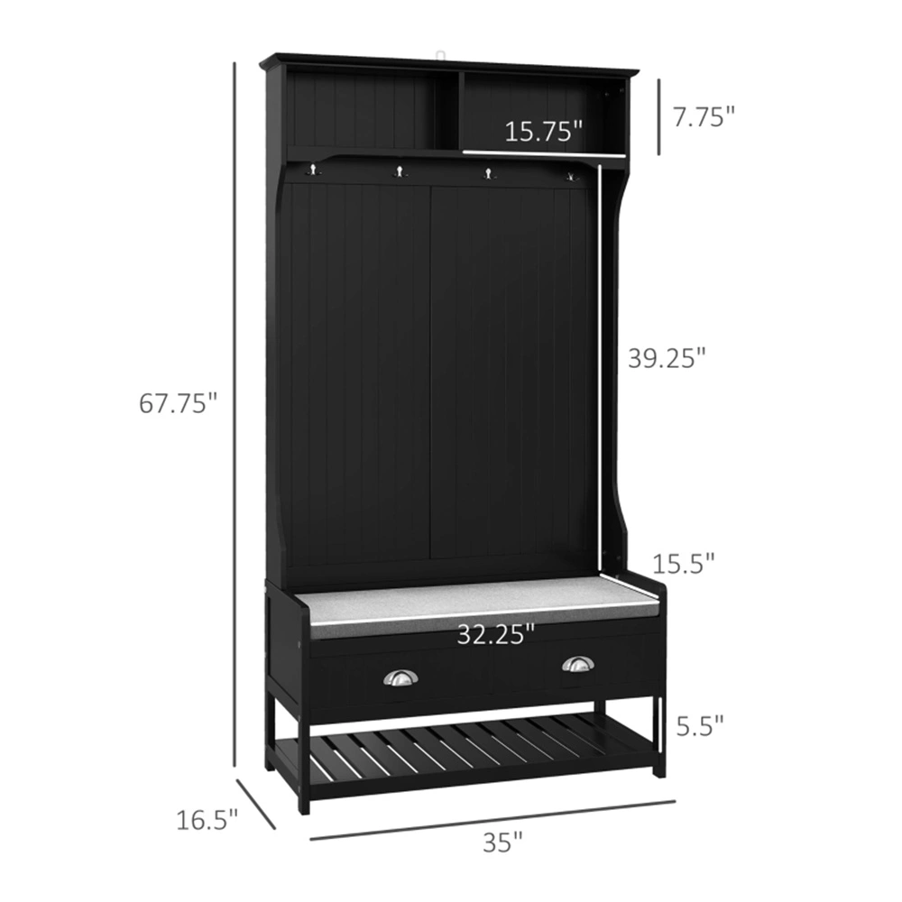 3-in-1 Storage Box, Multi-Function Foldable Organizer Container with Lid, Stackable Closet Storage Bin, Grey view 2