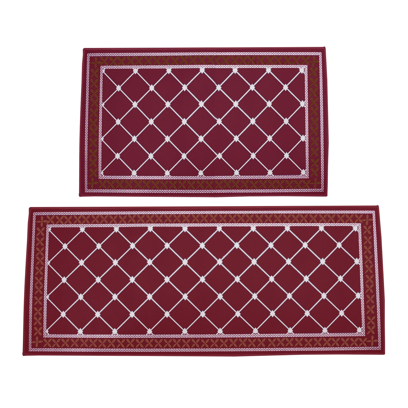 2pcs super absorbent bathroom mats - quick-drying anti-slip floor mats, soft and comfortable bathroom rugs, suitable for bathrooms, shower rooms, laundries, bedrooms, living rooms, door mats, kitchen mats