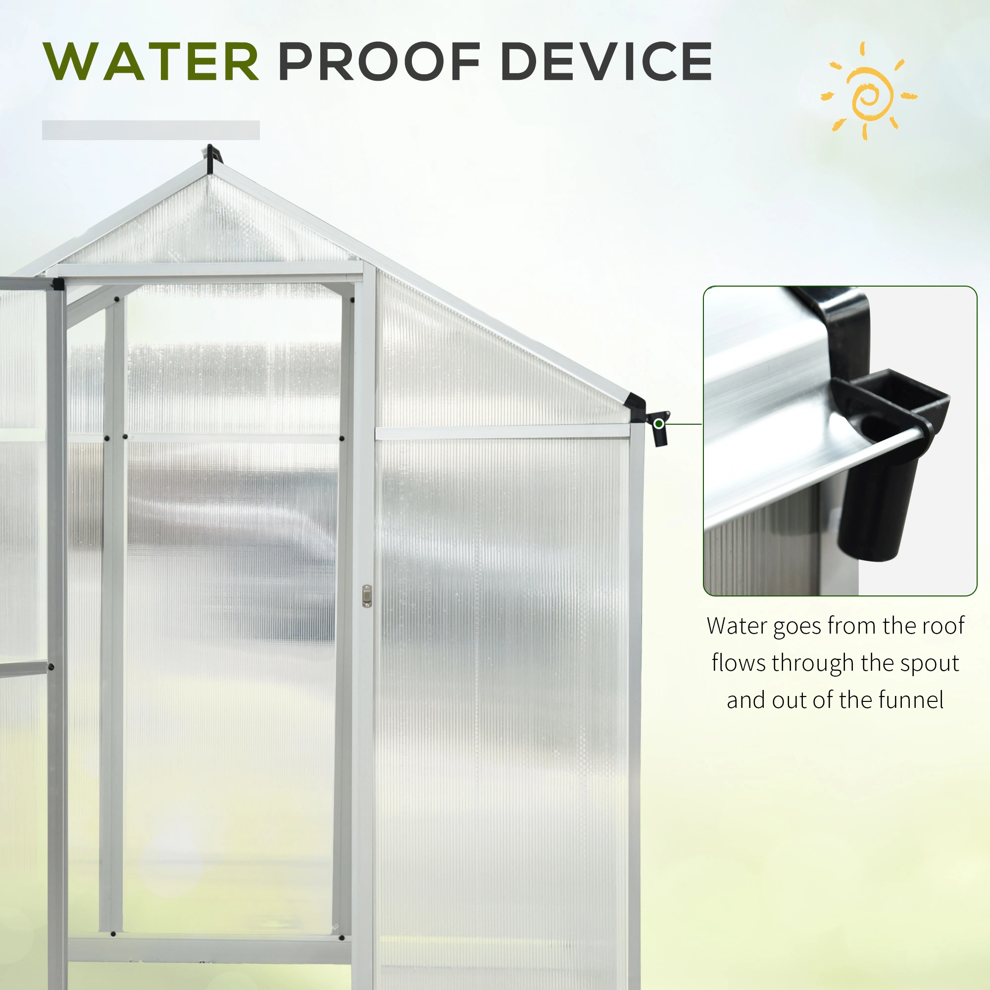 Greenhouse Walk-in Grow House(Not Supported non-defective remorse returns) view 7