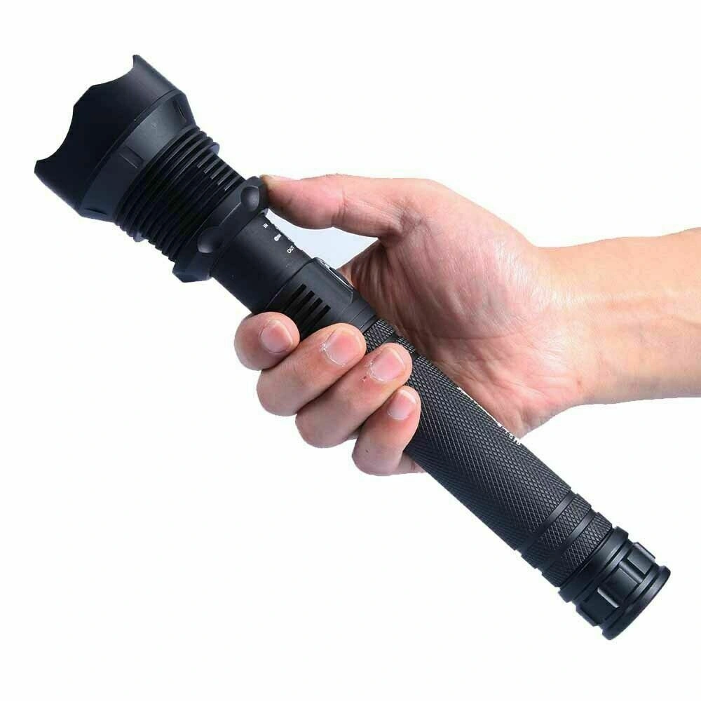 USB Rechargeable LED Flashlight 3 Lighting Modes, Outdoor Camping Hiking Work Light view 4