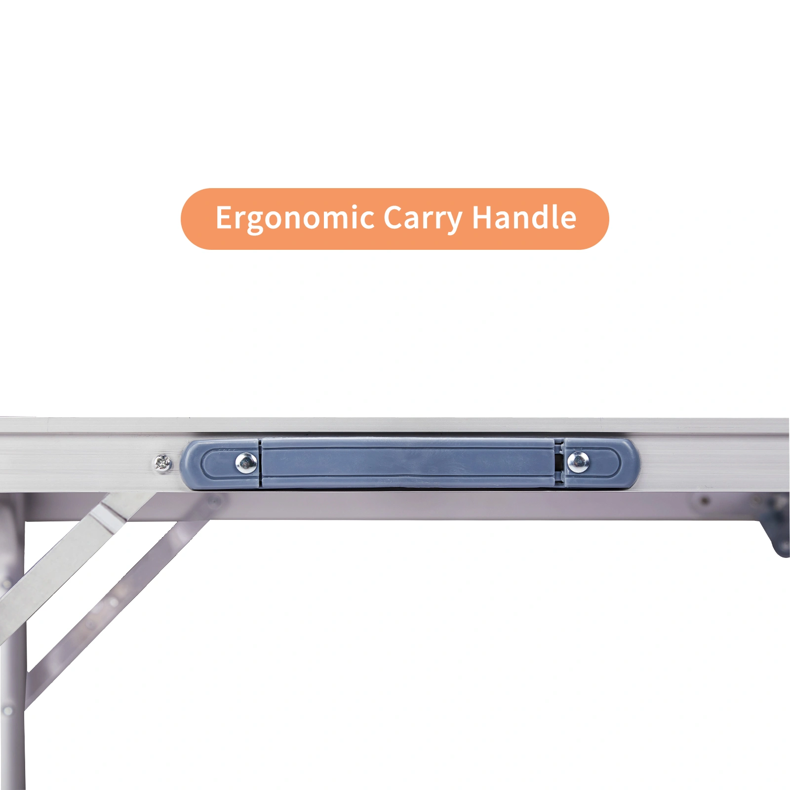 120 x 60 x 70 4Ft Portable Multipurpose Folding Table White view 9