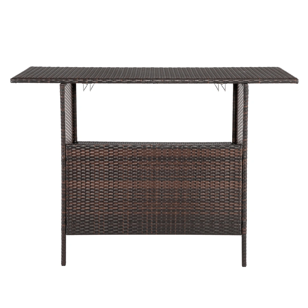 Modern Stylish And Beautiful Bar Table Brown Gradient view 2