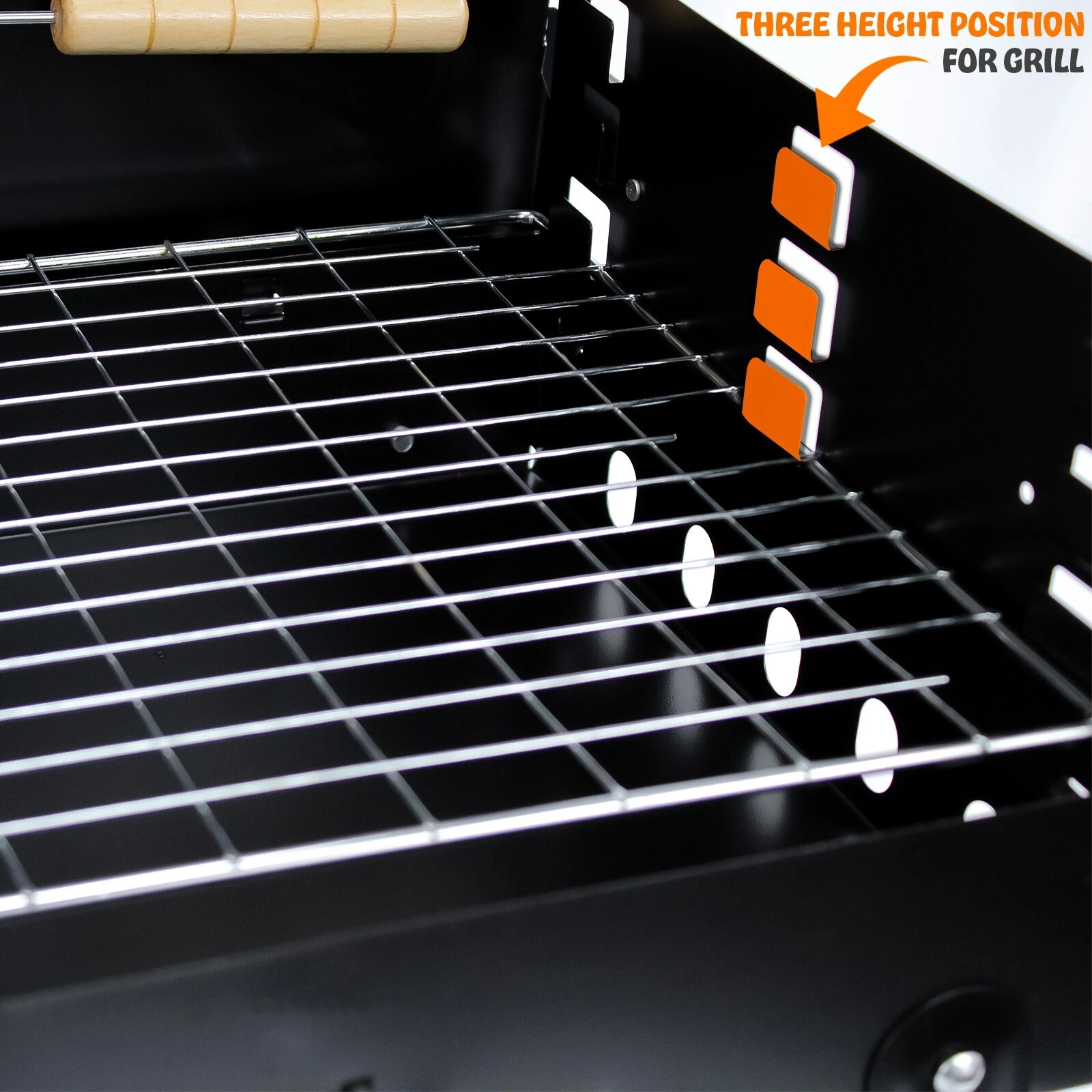 Portable Folding Charcoal BBQ Grill Camping Travel Picnic Outdoor Barbecue Cooker view 5