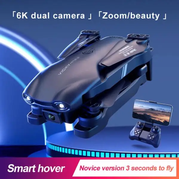 2026 2 Battery V13 RC Drone 6K HD Dual Camera WiFi FPV Foldable Quadcopter Camera Drone ,Logistic is randomly sent by UPS/USPS/GOFO/UNI/FEDEX view 3