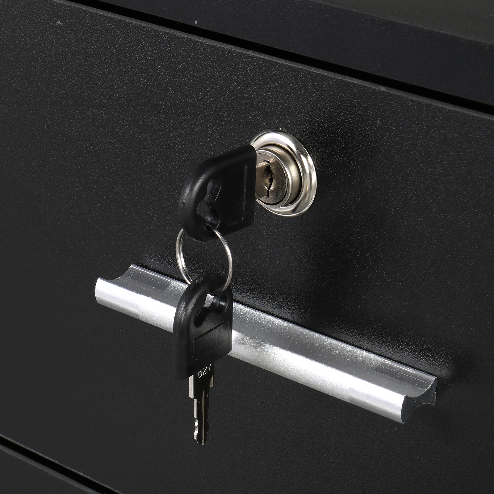 Classic Salon Wall Mount Styling Station Beauty Salon Spa Locking Cabinet Black view 25