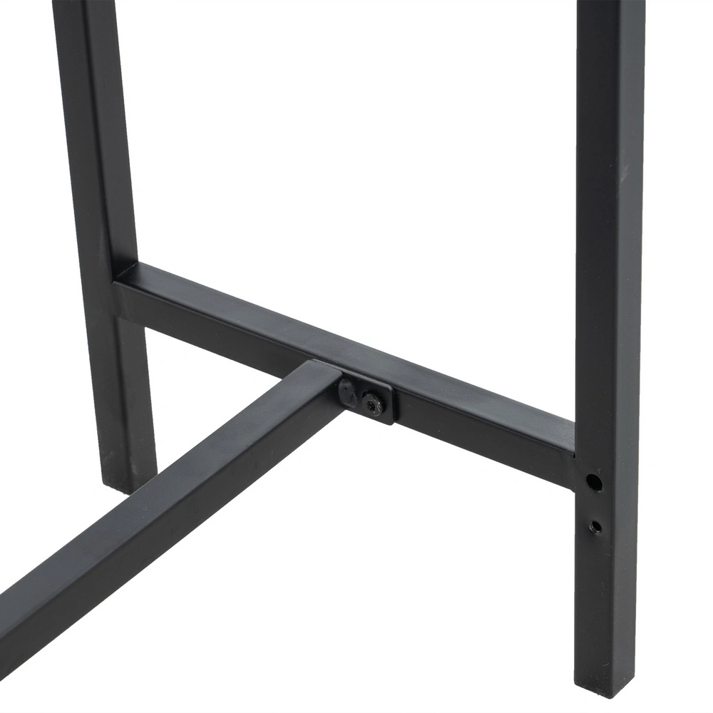 Industrial Style Porch Table Single Layer Black Oak Triamine Board [105 * 30 * 71cm] view 5