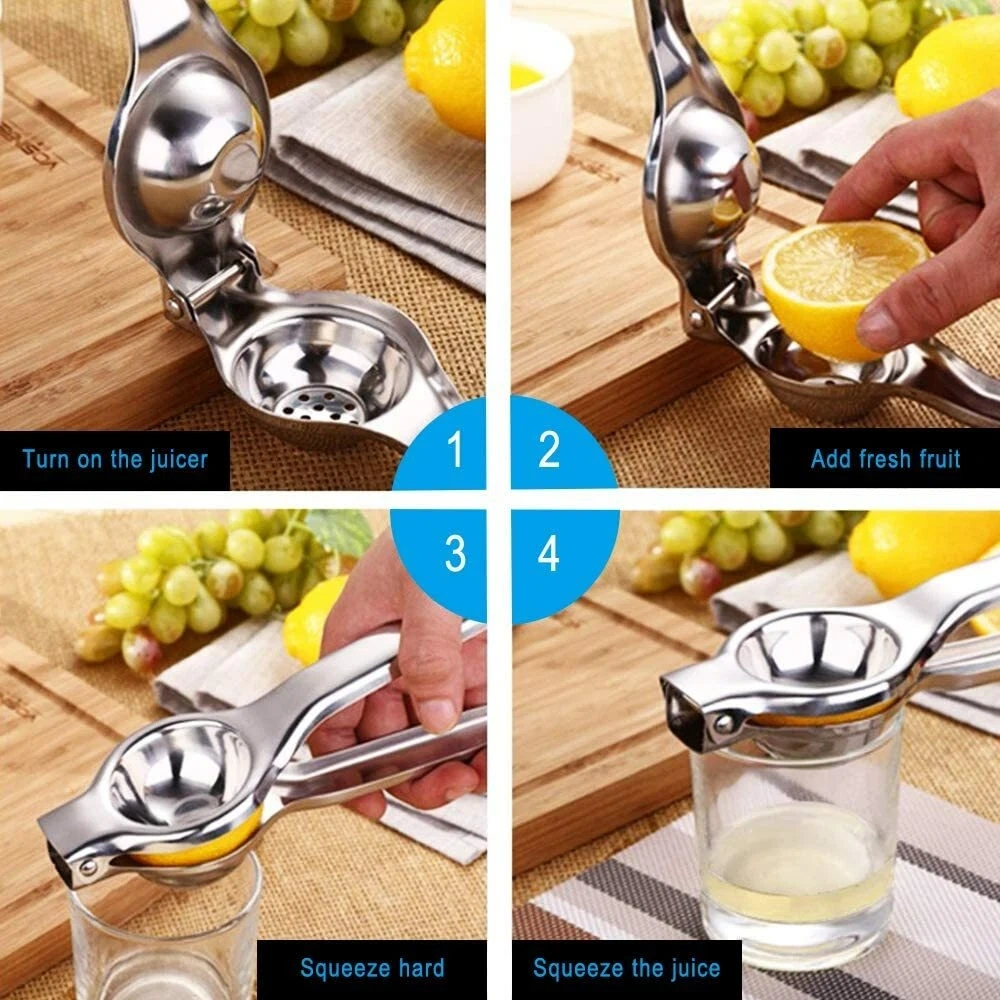 2x Portable Lemon Orange home Squeezer Manual Juicer Squeezer (US Logistics only For USPS.TK/TMEU only For self-pickup) view 8