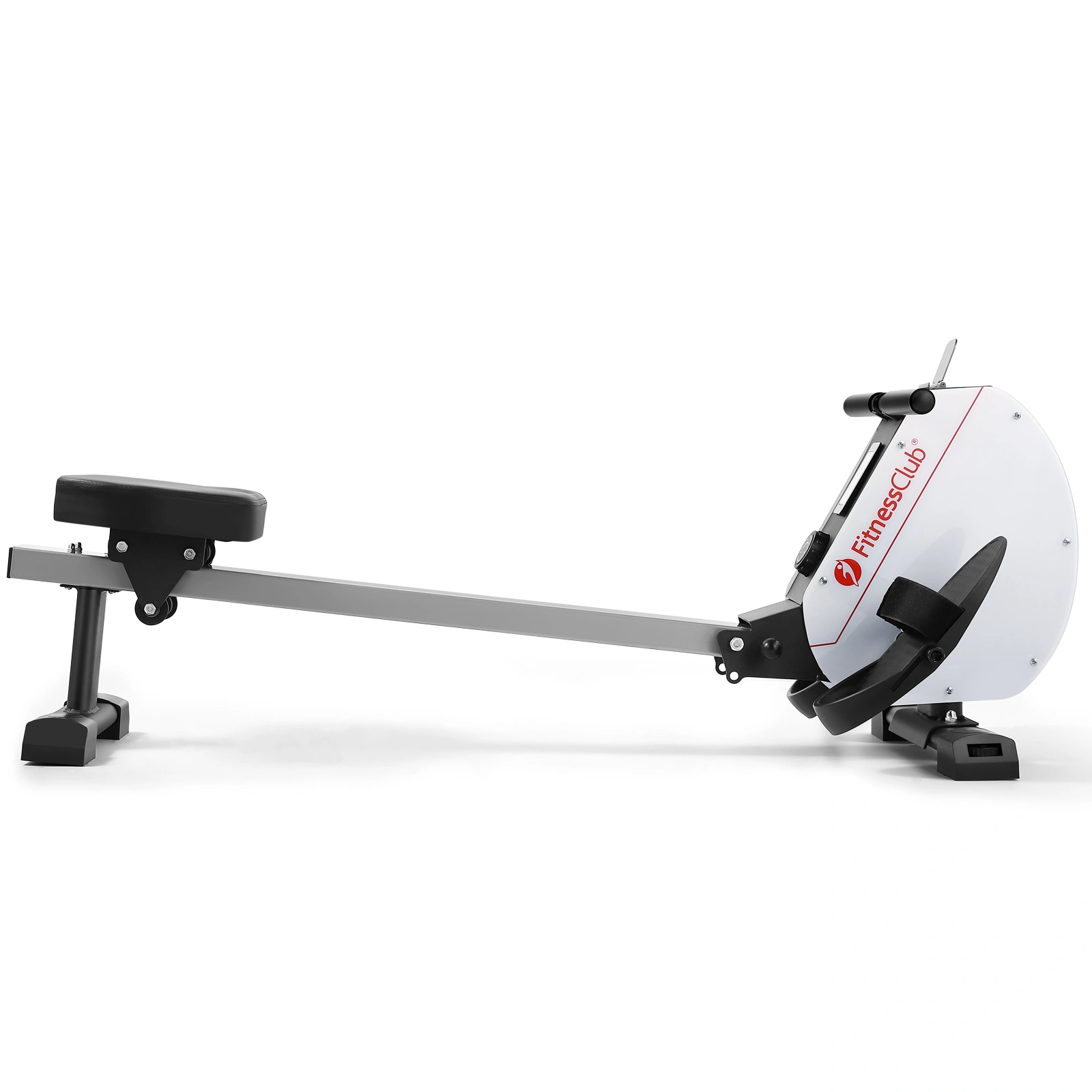 Hydraulic Rowing Machine with Digital Display, Compact Foldable Rower for Home, Adjustable Tension, Space-Saving Standing Exercise Equipment view 3