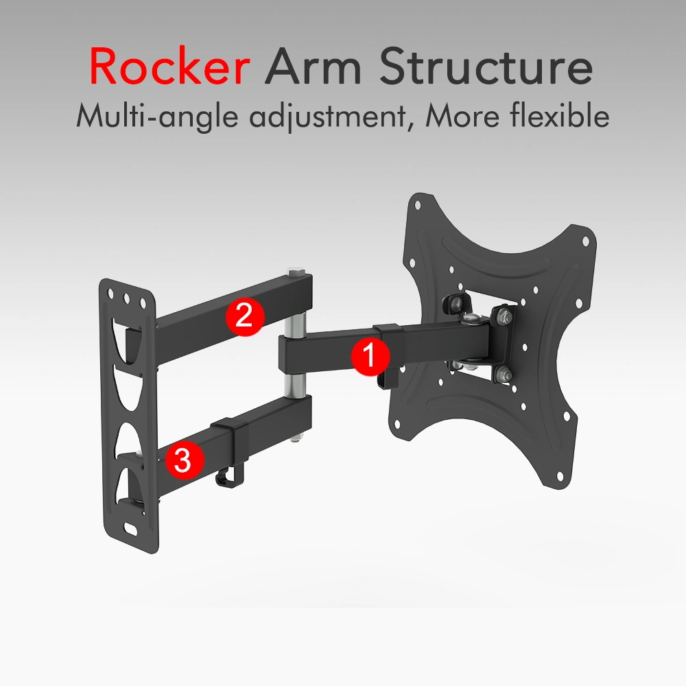 26-50" Adjustable Wall Mount Bracket Rotatable TV Stand TMX200 with Spirit Level view 3