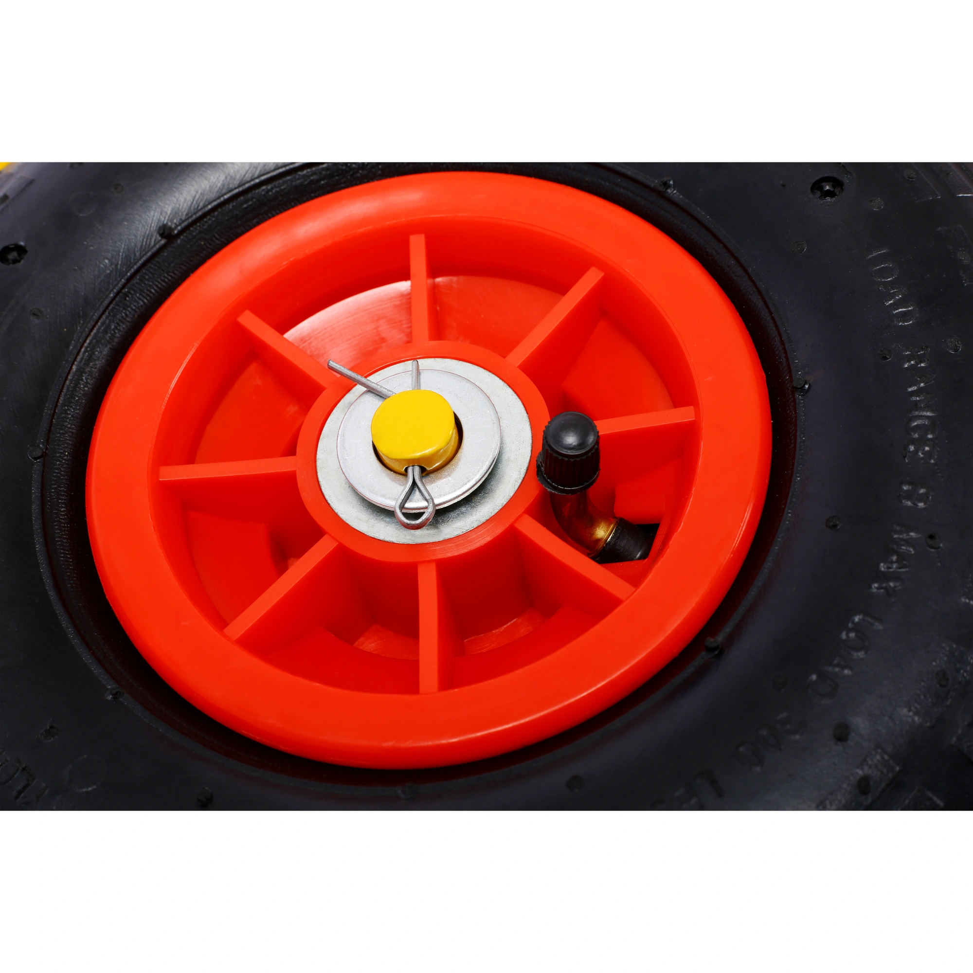 Heavy Duty Panel Dolly Slab Dolly with Handle & 2 10" Peneumatic Tires Wheels 600LBS Load Capacity for Drywall Sheet Heavy Appliance & Material Handling All Terrain Moving Cart Panel Dolly - Yellow view 15