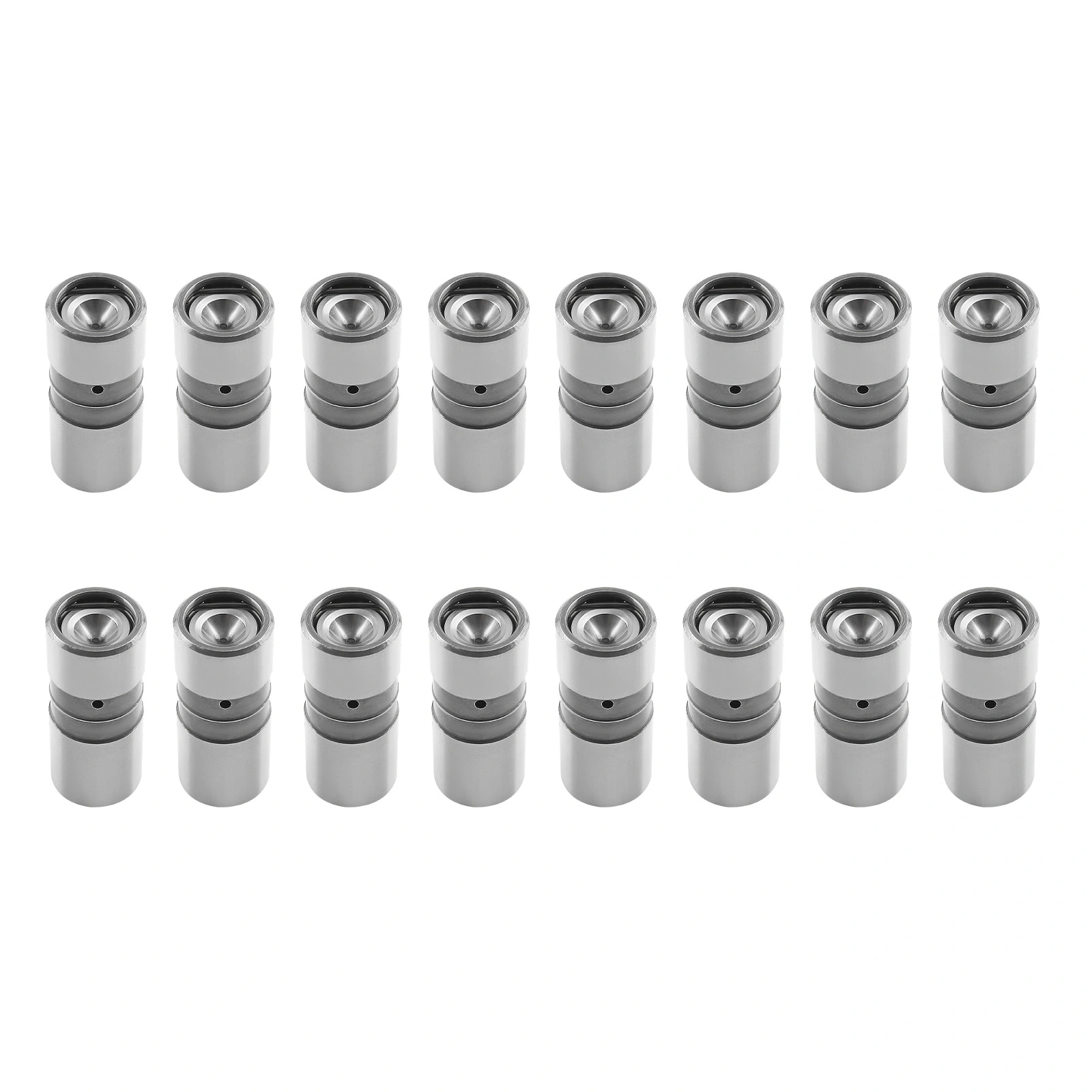 16x Hydraulic Flat Tappet Fit for Chevrolet SBC BBC - up to 1990 Fit for SBC: 283, 305, 307, 327, 350, 400 Fit for BBC: 396, 402, 427, 454