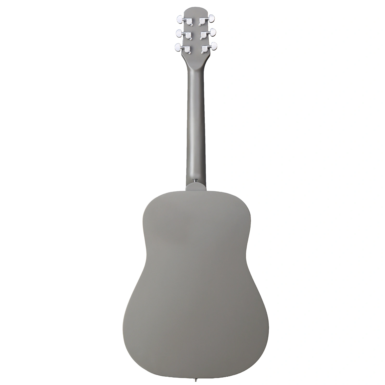 38 Inch Acoustic Guitar for Beginners, H Body Basswood Folk Guitar, 6-String Student Guitar with Case, Picks & Strap, Matte Gray view 12