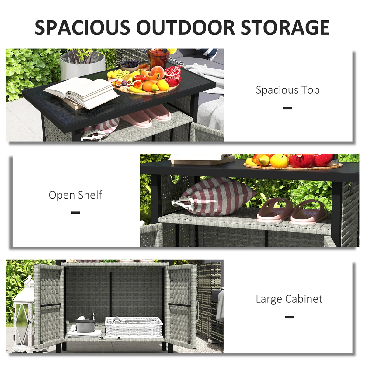 Rattan Storage Cabinet/Storage Cabinets/Lockers view 4