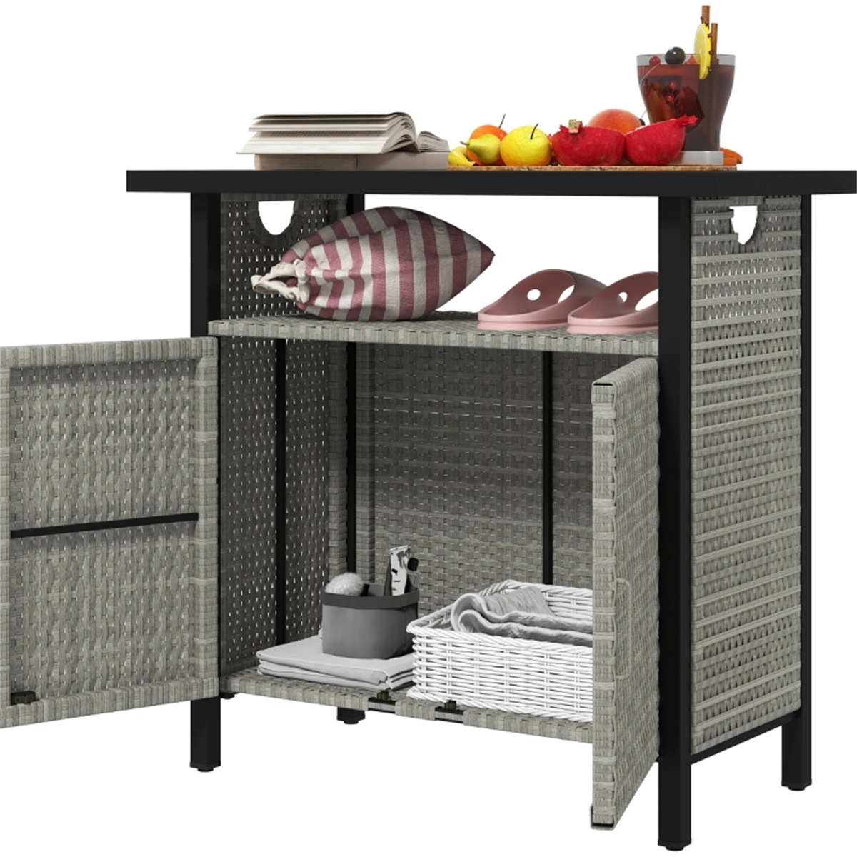 Rattan Storage Cabinet/Storage Cabinets/Lockers view 5