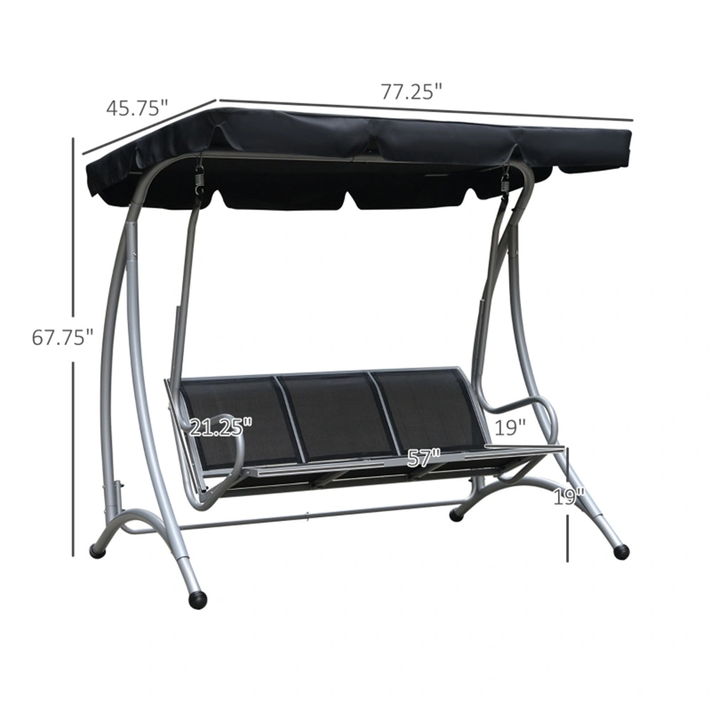 Outdoor Patio Swing Chair ( Amazon Shipping)( Prohibited by WalMart ) view 3