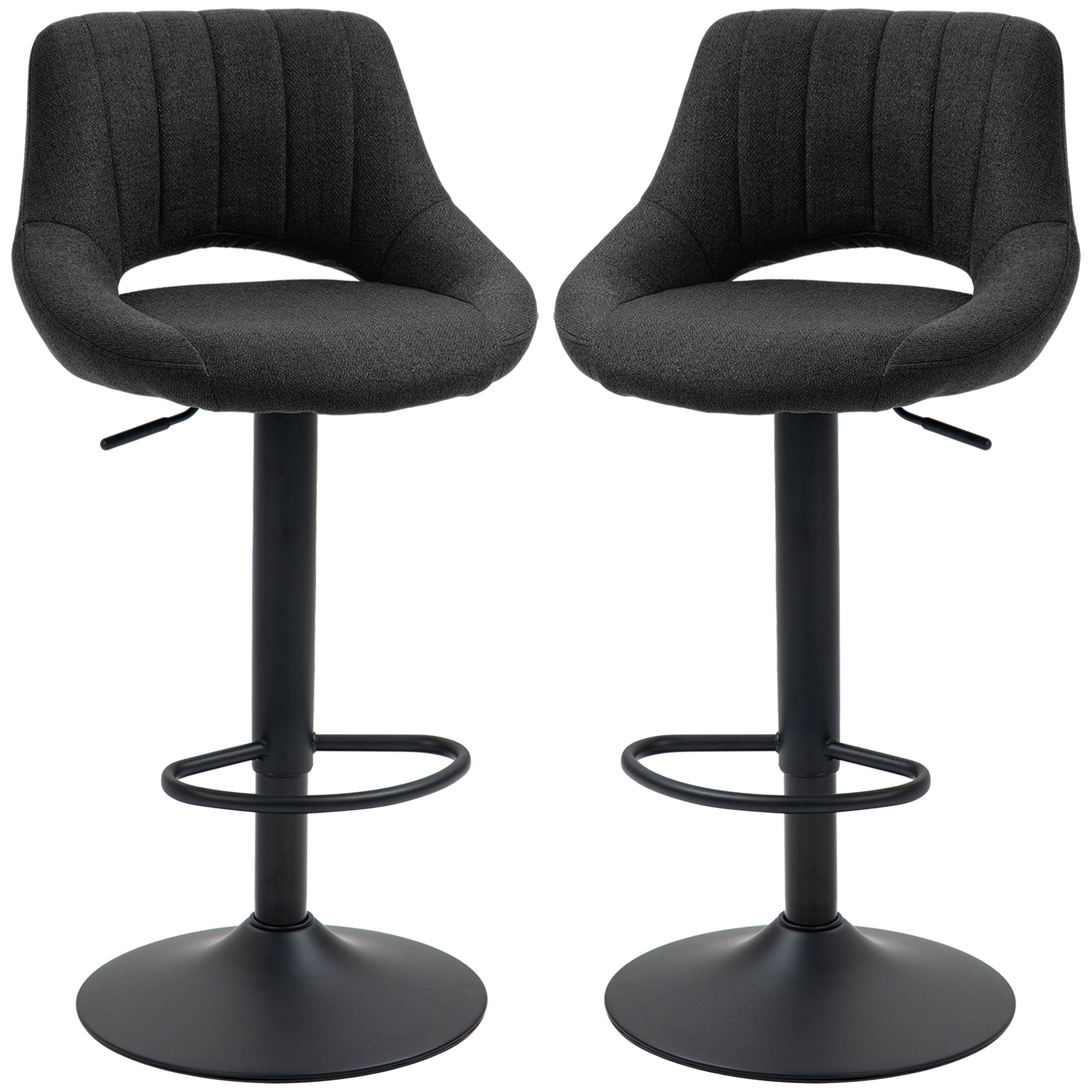 Ergonomic Massage Office Chair with Heat, High Back Lumbar Support, Adjustable Height & Tilt, PU Leather Executive Computer Desk Chair, Black