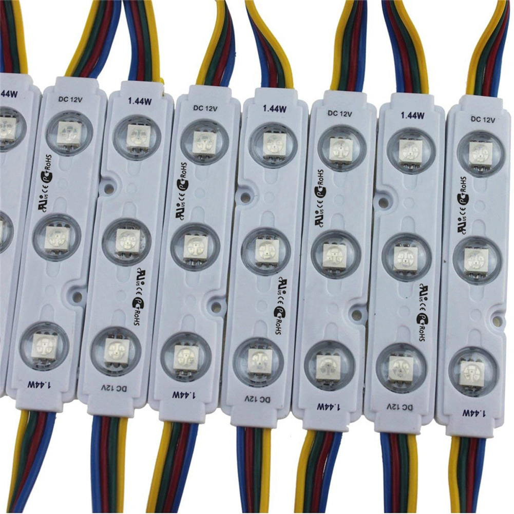RGB SMD 5050 3 LED Strip Light Module 12V Sign Channel Letters Lamp with Controller for Store Window Display view 6