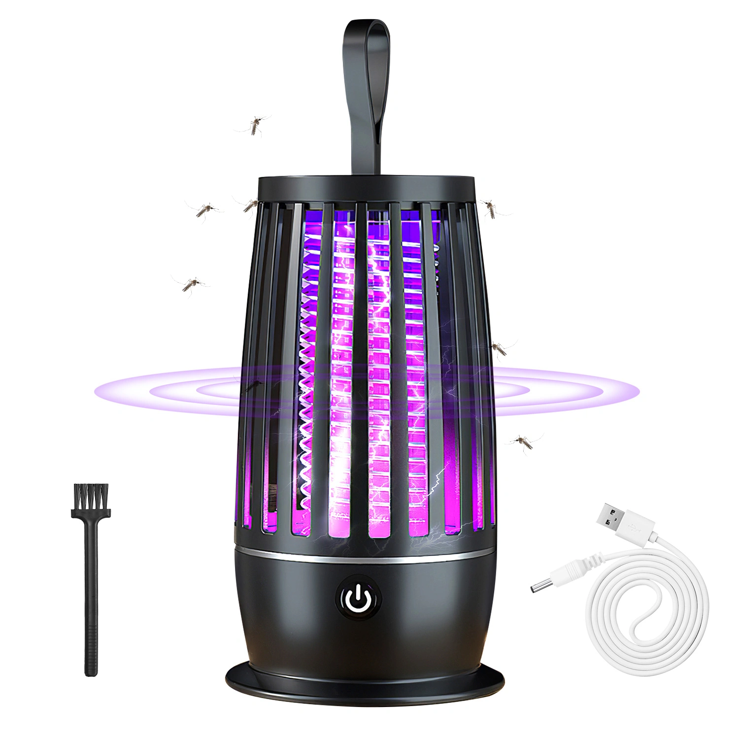Rechargeable Mosquito Killer Lamp with Night Light, UV Bug Zapper & Strap, 1615 sq ft Range for Indoor Outdoor Use view 10