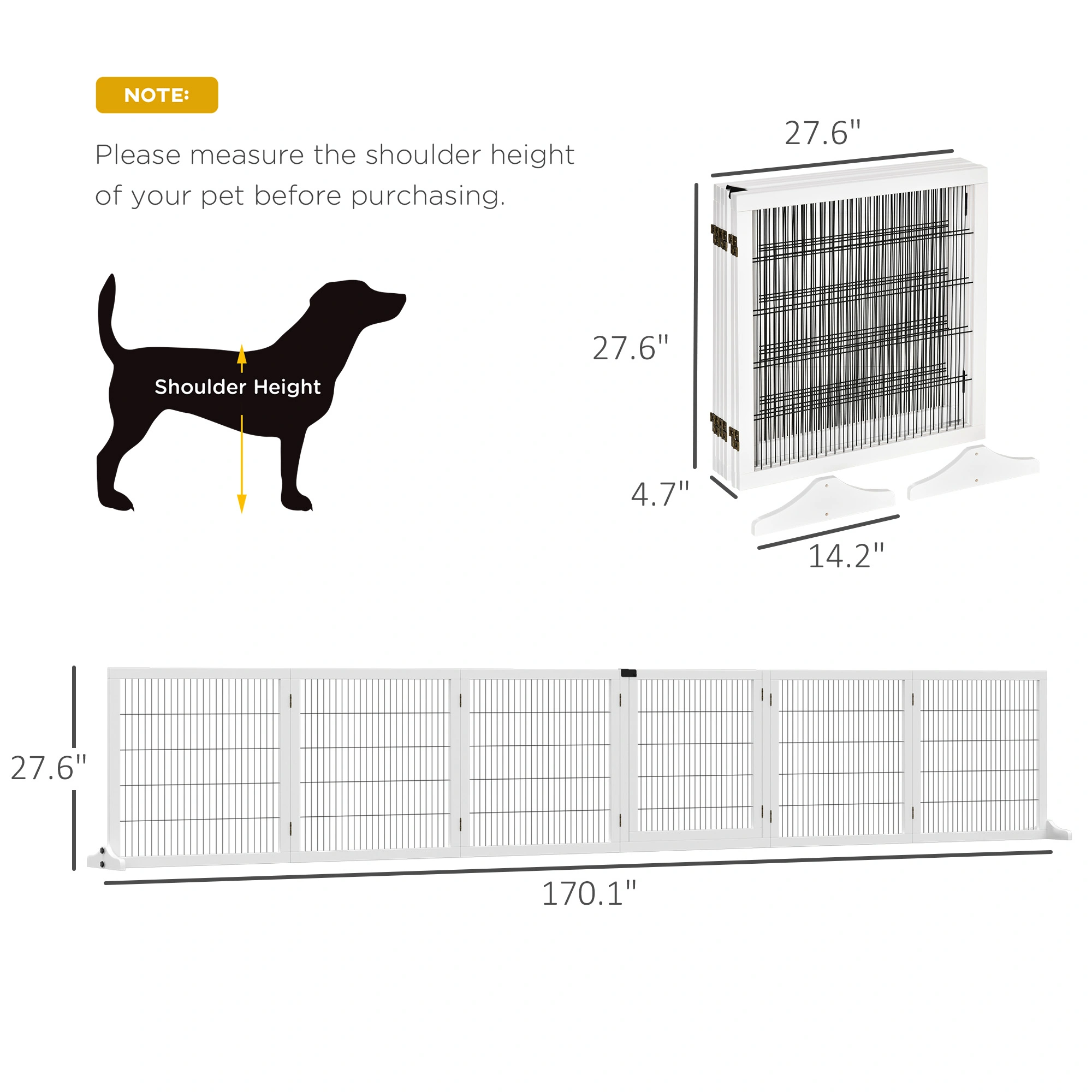 DIY Pet Playpen for Rabbits, Chinchillas, Hedgehogs & Guinea Pigs, Adjustable exercise Pen Fences view 2