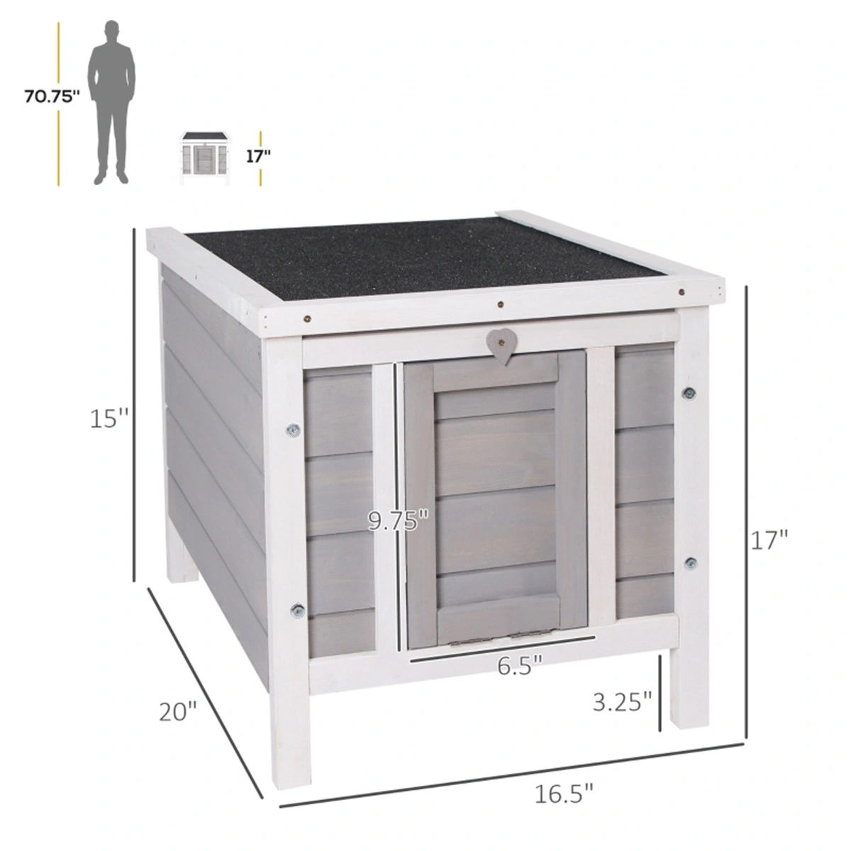 Pet Dog House Rabbit Hutch Duck House for Small Animals view 3