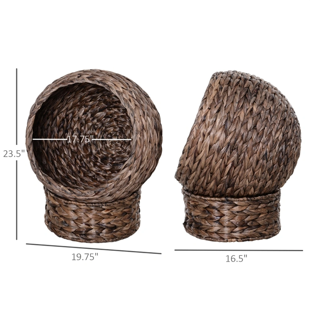 Soft Plush Pet Cat Bed House, Cozy Cave Style Cat Crate, Washable, Indoor Outdoor Use view 3