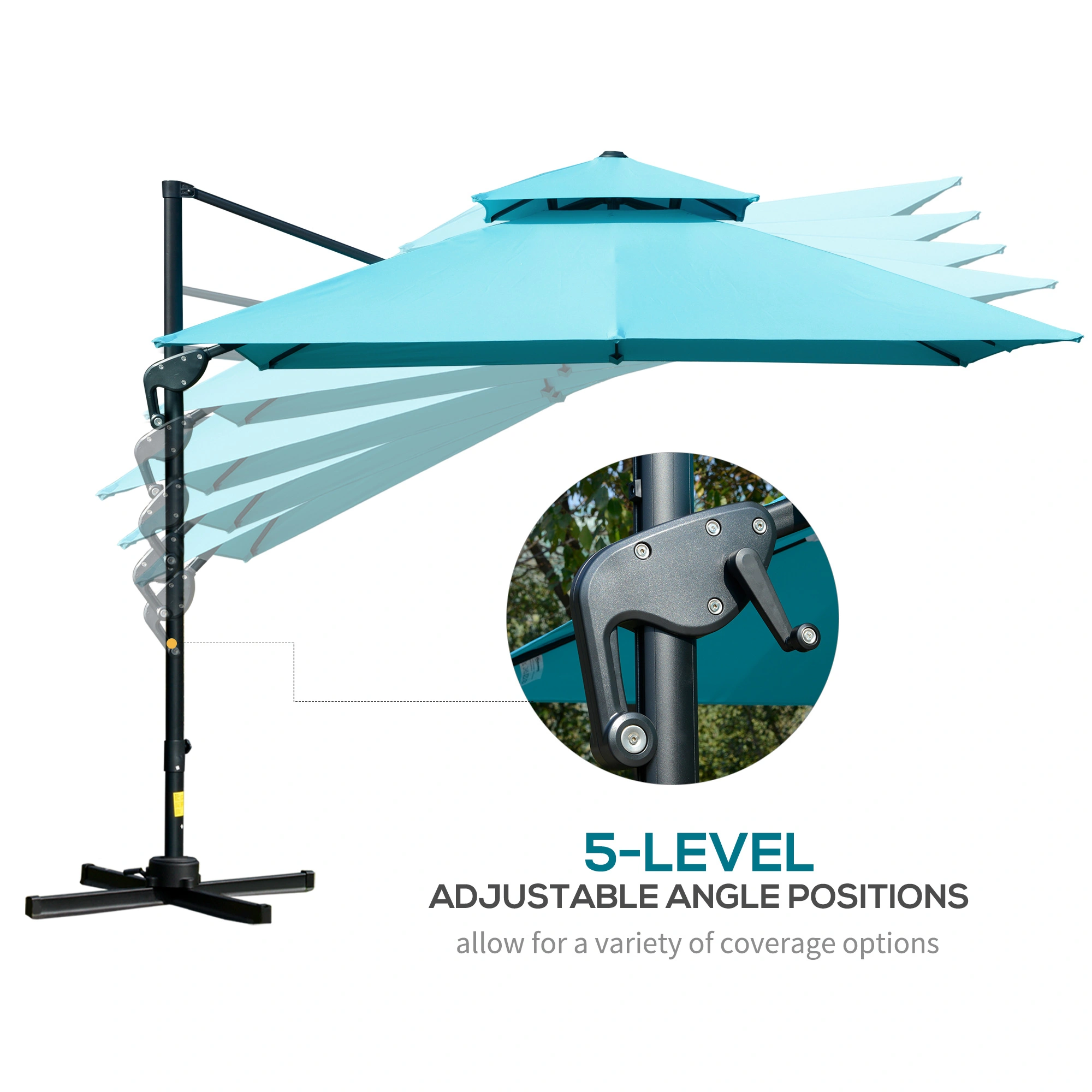 Space Saving Wall Mounted Umbrella Stand - Sturdy Umbrella Holder Hook for Home, Office, Garage & Restaurant, Weather Resistant Metal Construction view 3