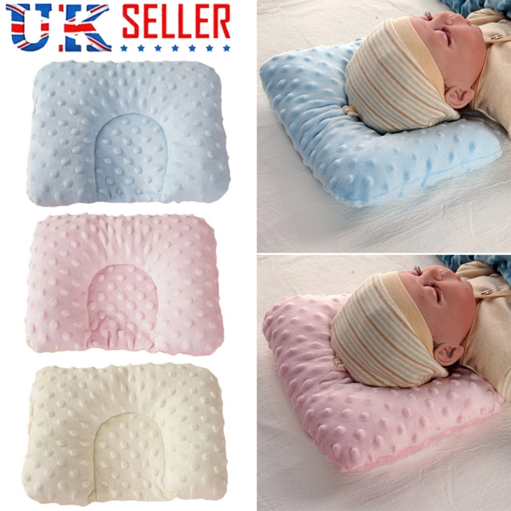 Newborn Baby Pillow to Prevent Flat Head, Infant Anti Roll Side Sleeper Support Cushion for Safe Sleep view 2