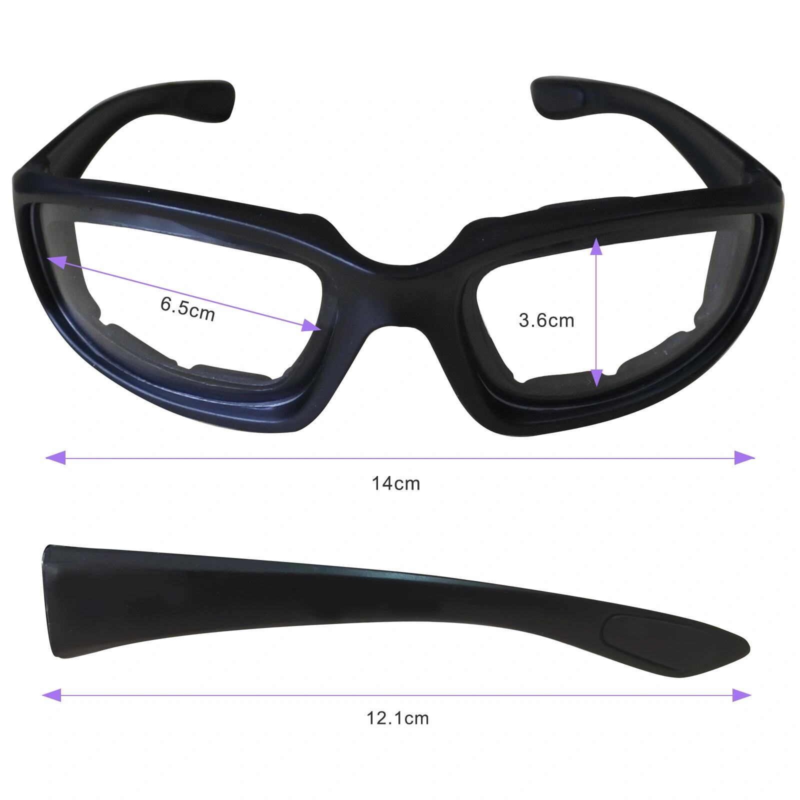 3 pairs Motorcycle Sports Biker Riding Glasses Wind Resistant Eye Protection Clear Sports Goggles Cycling Glasses Sunglasses view 2