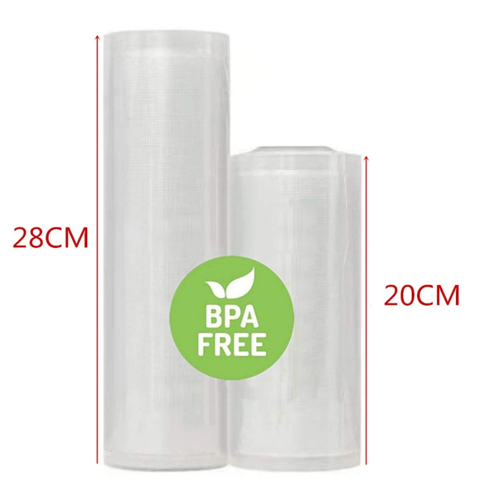 2 Rolls Vacuum Sealer Rolls 20cm & 28cm Width, 15m Length Each - Compatible with FoodSaver & Machine