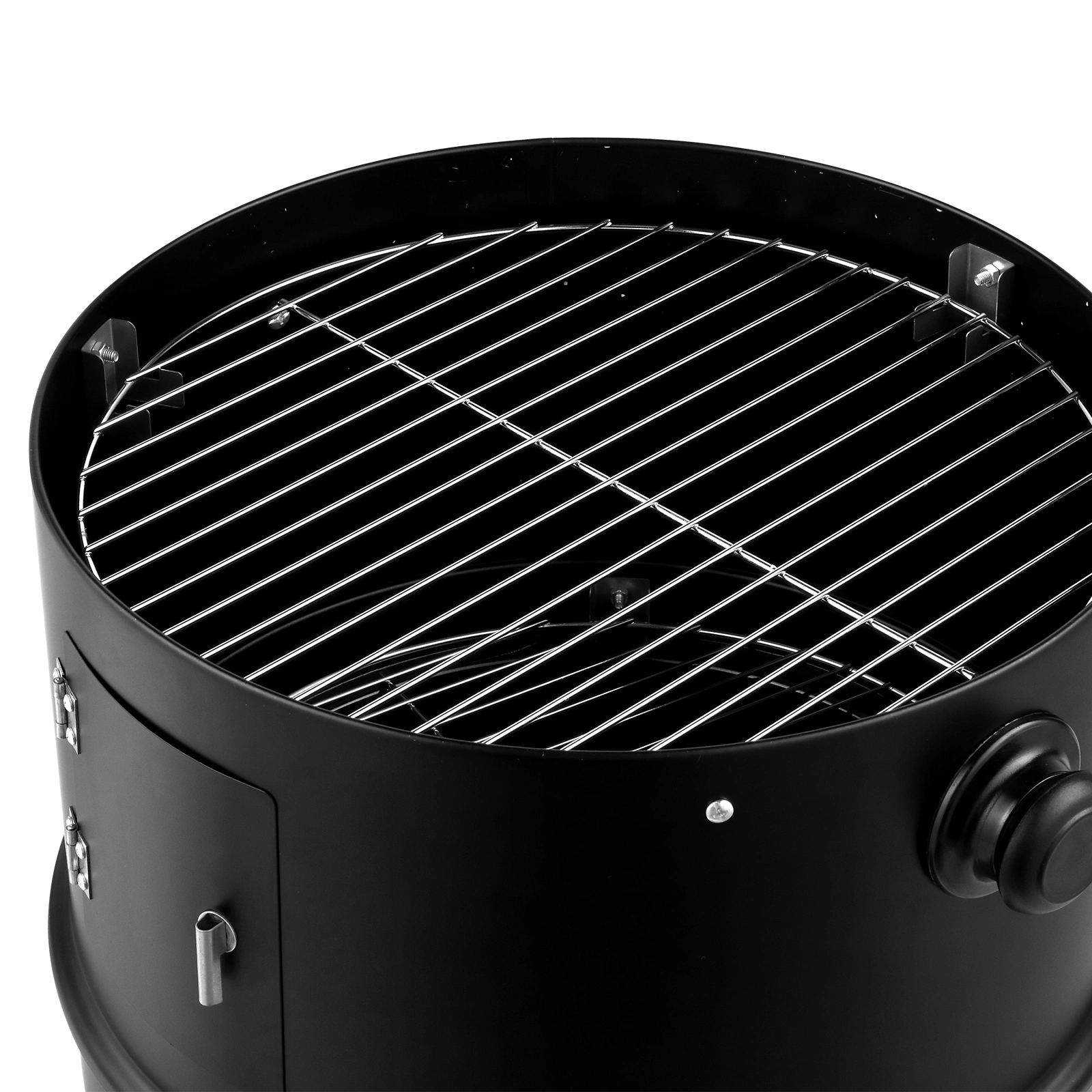 80*41*48cm Iron Spray Smoker Carbon Grill Black view 20