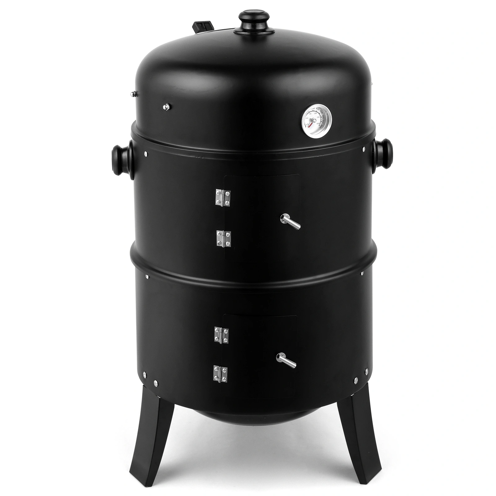 80*41*48cm Iron Spray Smoker Carbon Grill Black view 6