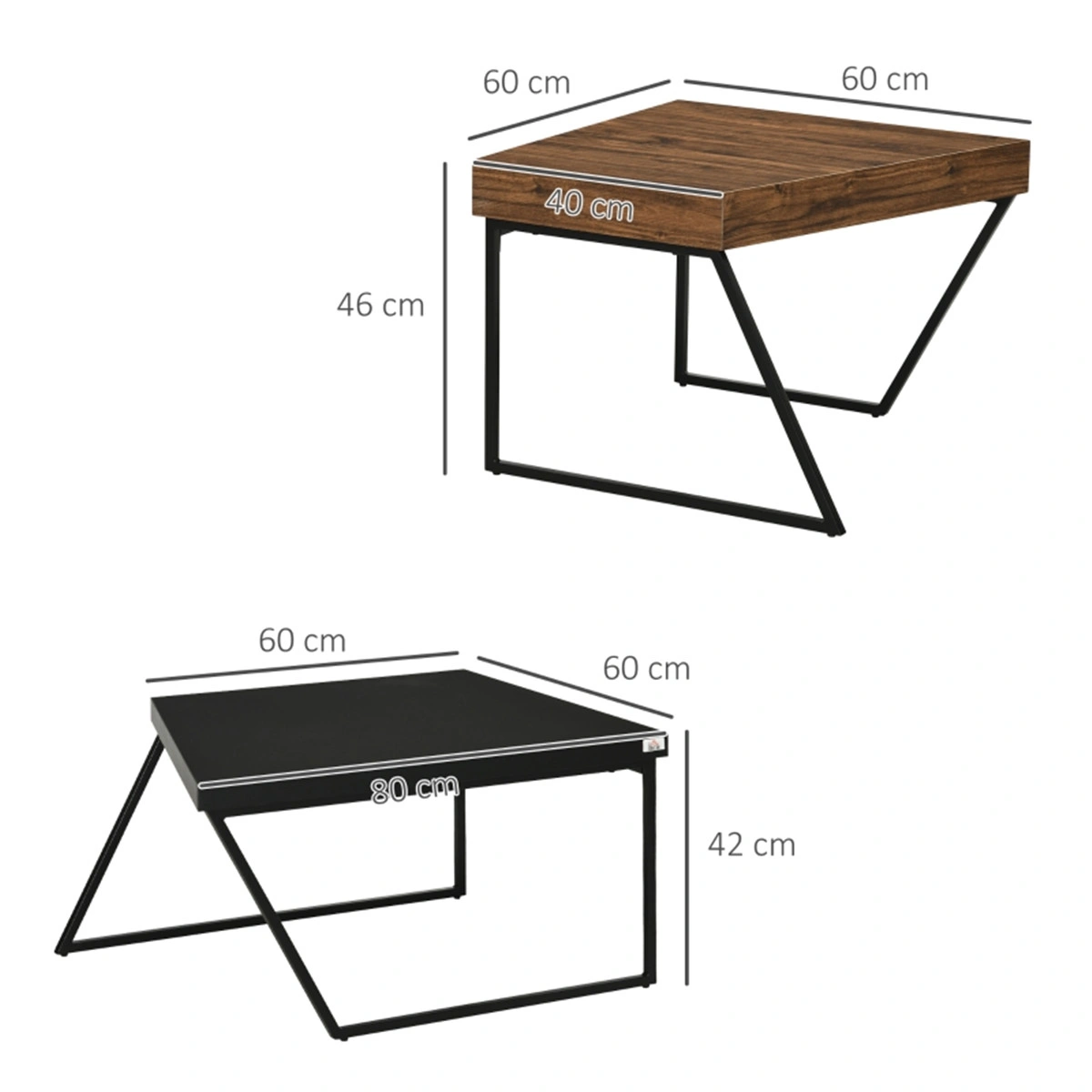 Modern Coffee Table Bar Table, Multi-Functional Side Table for Living Room, Bedroom & Entryway view 2