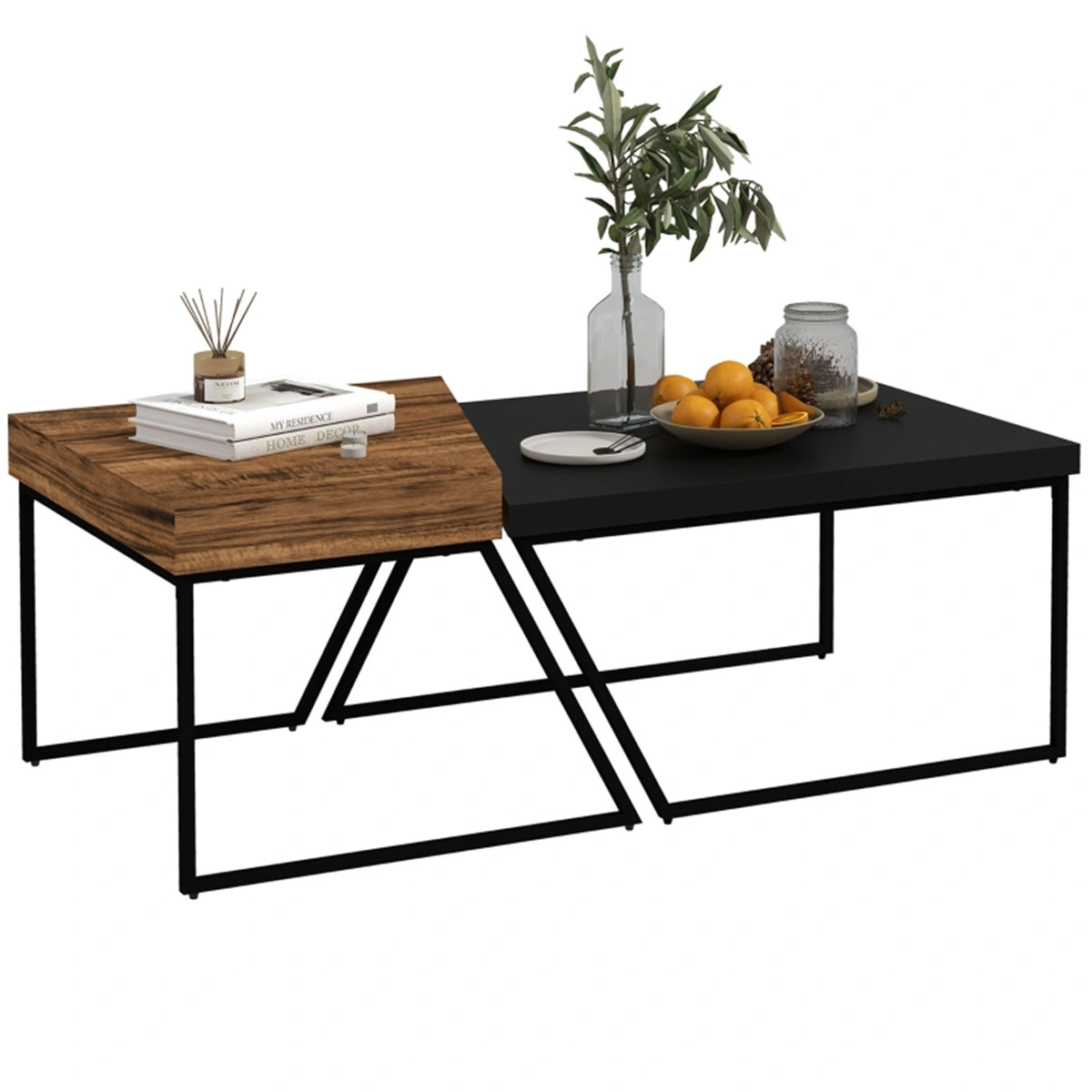 Modern Coffee Table Bar Table, Multi-Functional Side Table for Living Room, Bedroom & Entryway view 3