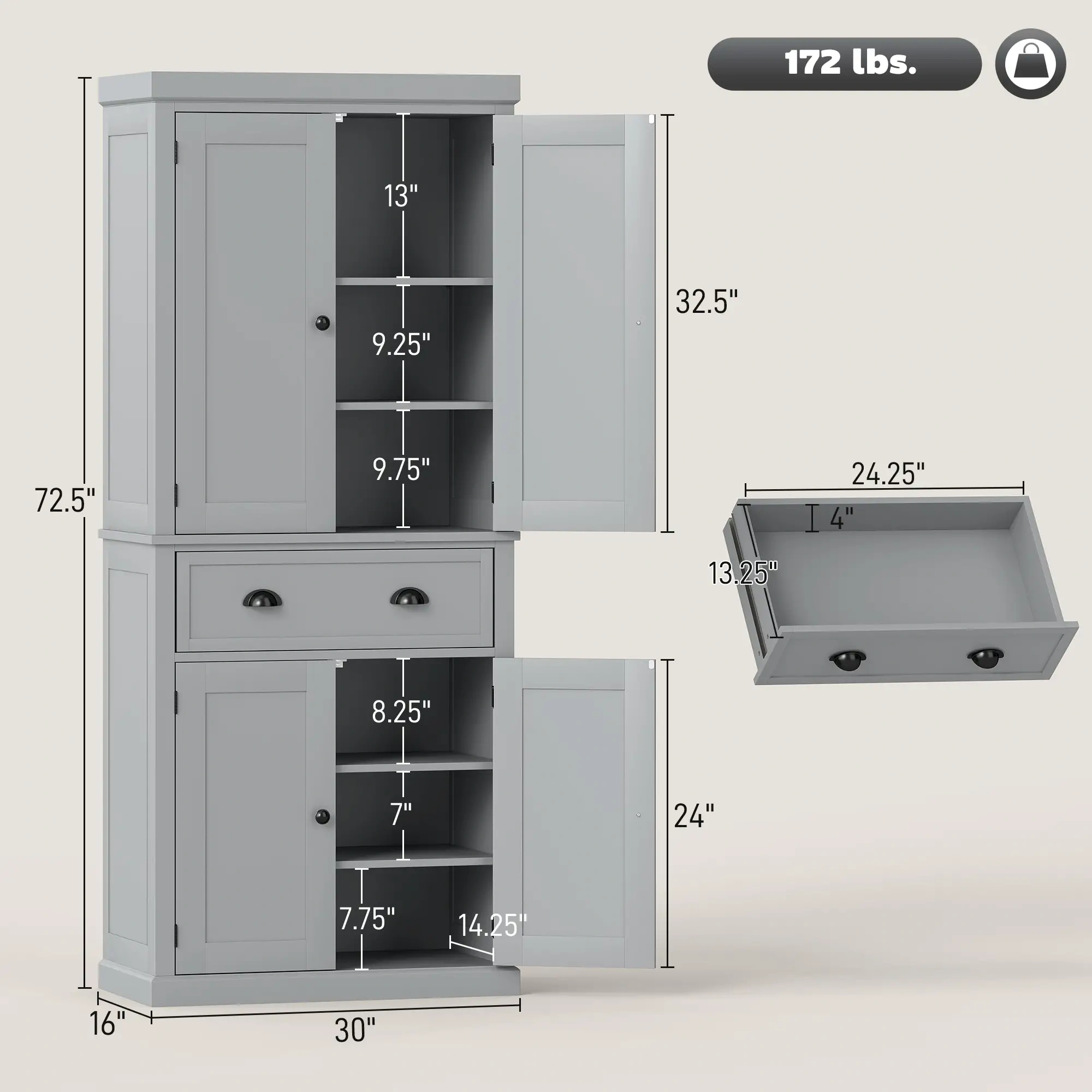 Kitchen Cabinet/ Bathroom Cabinet view 3