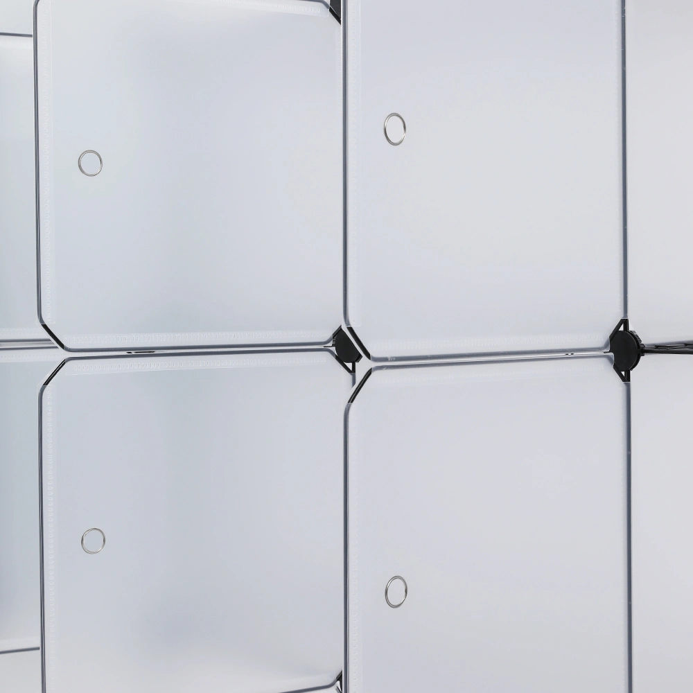 16-Cube Storage Shelf Cube Shelving Bookcase Organizer Closet Toy Cabinet White view 10