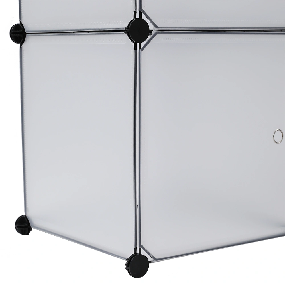 16-Cube Storage Shelf Cube Shelving Bookcase Organizer Closet Toy Cabinet White view 18