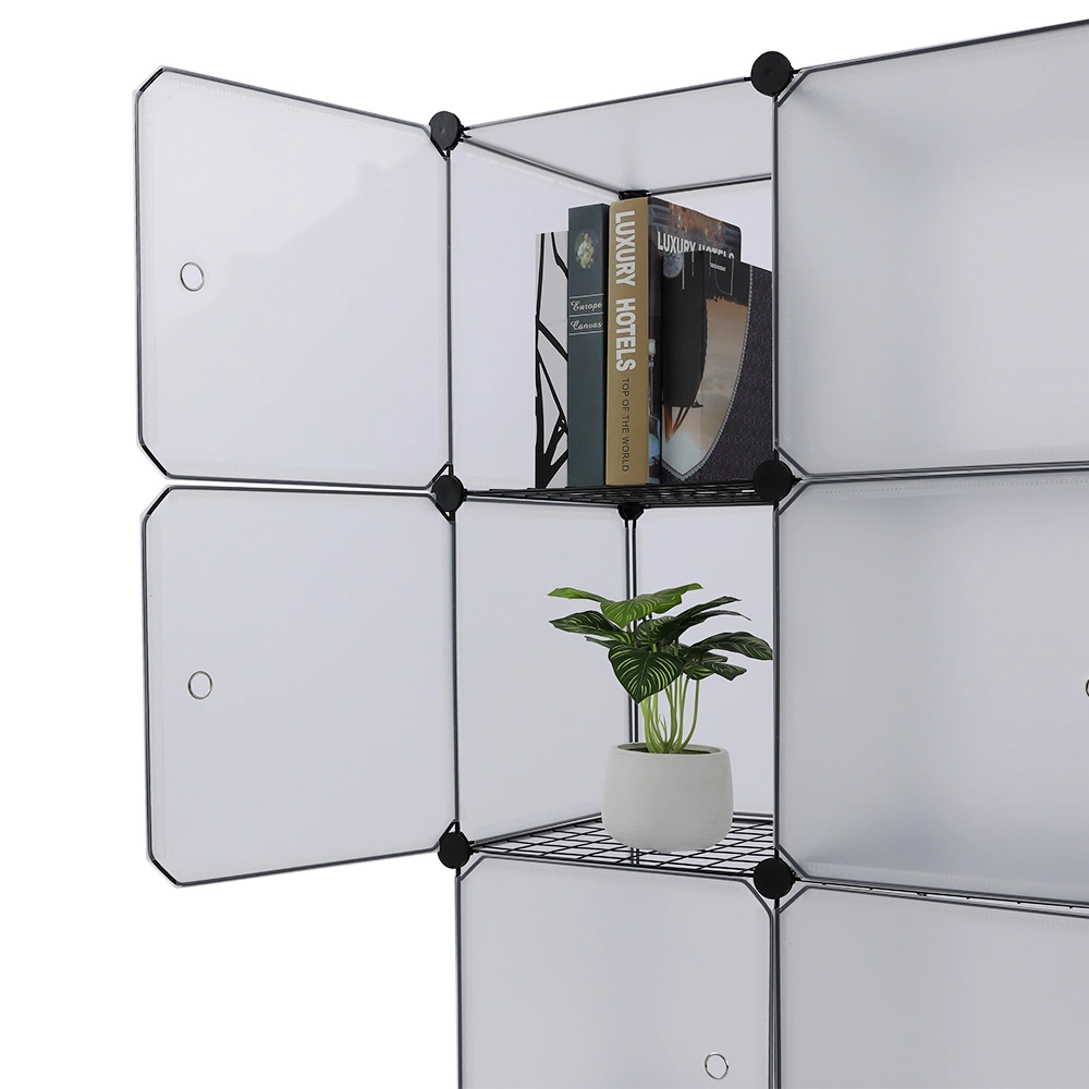 16-Cube Storage Shelf Cube Shelving Bookcase Organizer Closet Toy Cabinet White view 20