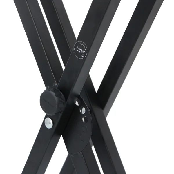 Dual-tube X-Shape Keyboard Stand Black view 3