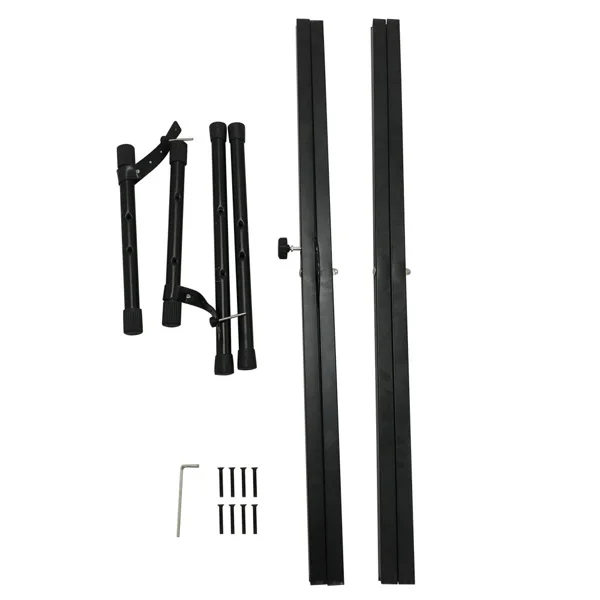 Dual-tube X-Shape Keyboard Stand Black view 5