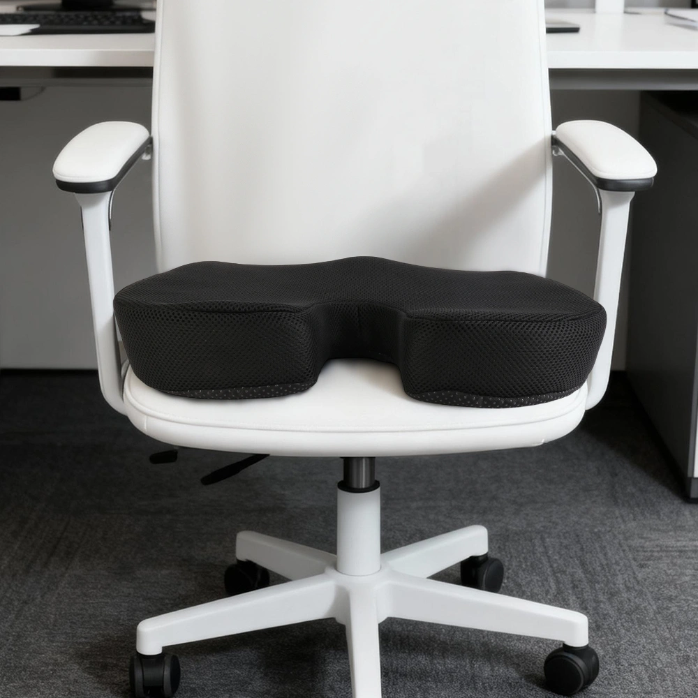 Memory Foam Coccyx Seat Cushion, Ergonomic Tailbone Pain Relief Orthopedic Cushion for Office Chair Car Travel Gaming view 3