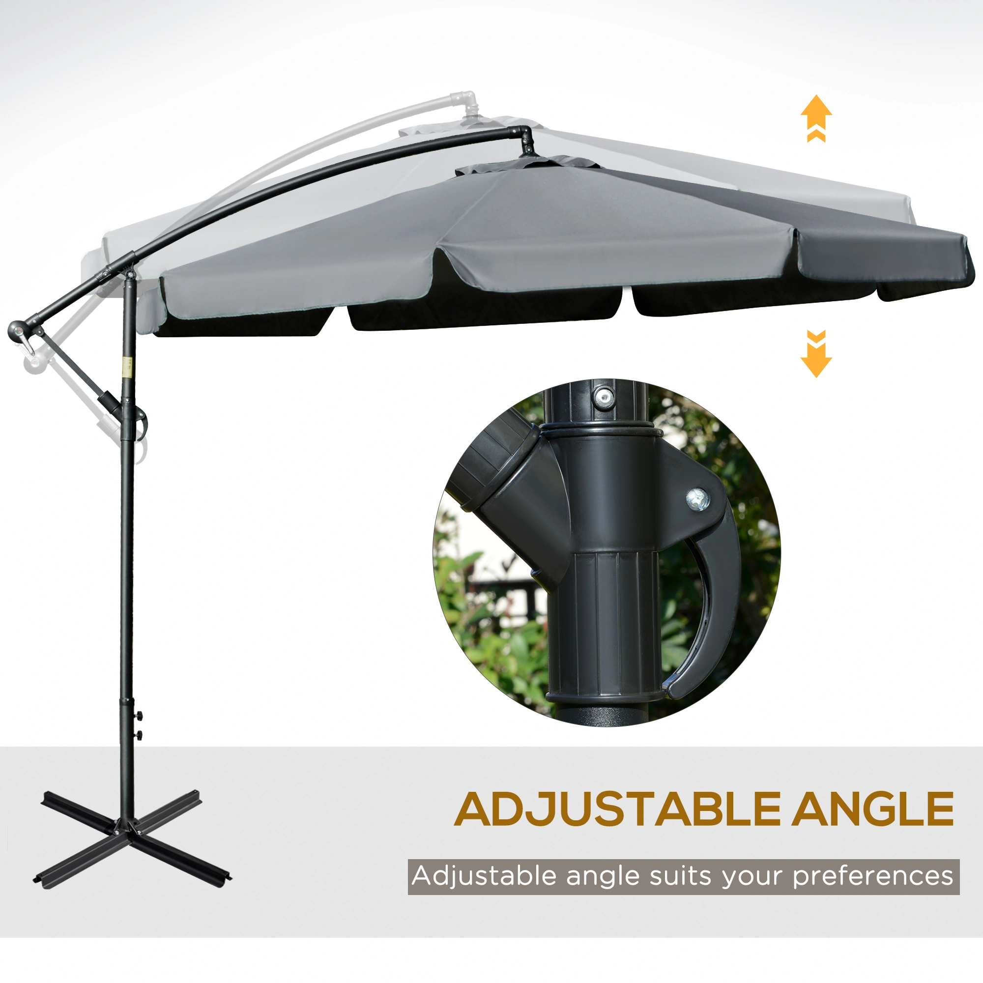 Space-Saving Wall Mounted Umbrella Holder - Heavy Duty Hook Rack for Rain & Golf Umbrellas view 2