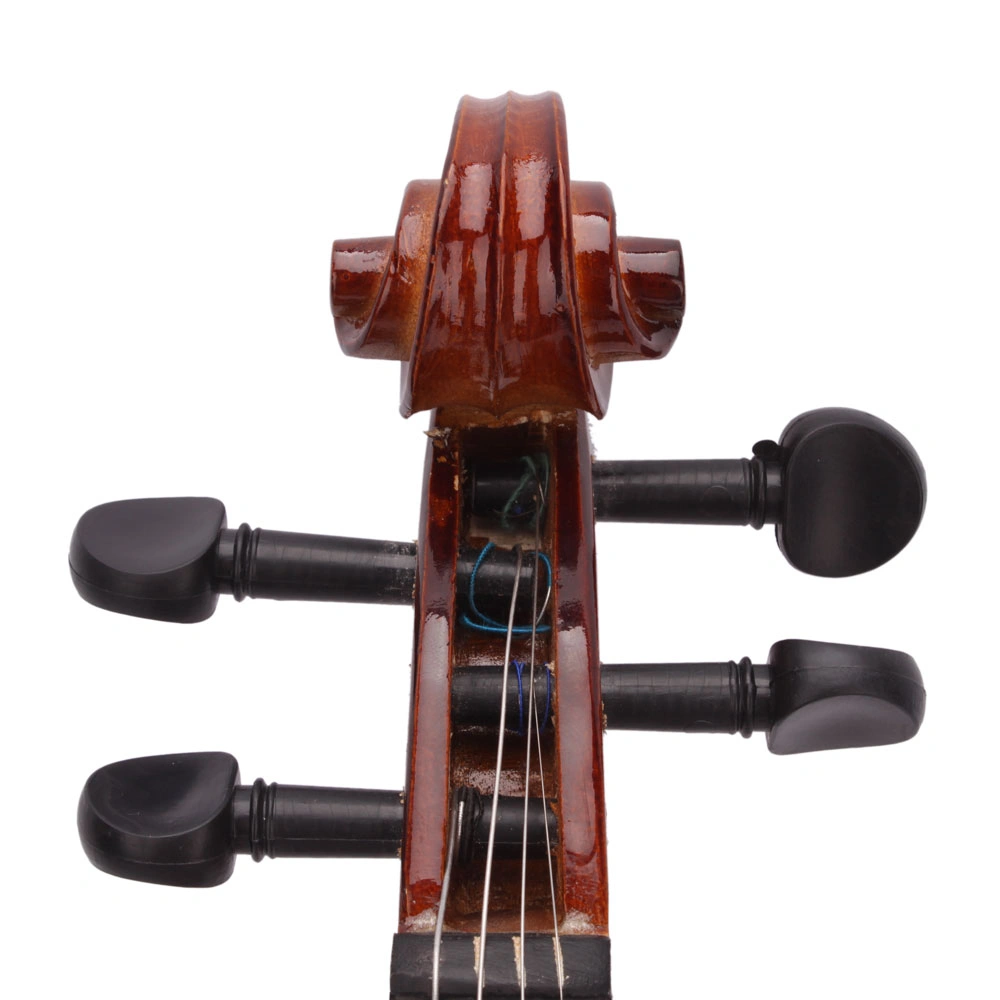 New 4/4 Acoustic Violin Case Bow Rosin Natural view 10