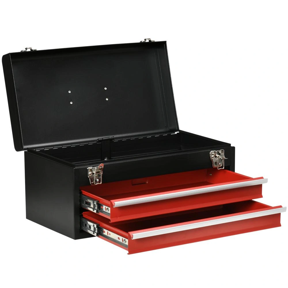 Premium Tool Box - Versatile Portable Storage Case with Adjustable Compartments, Ideal for Home, Workshop and Auto Repair view 2