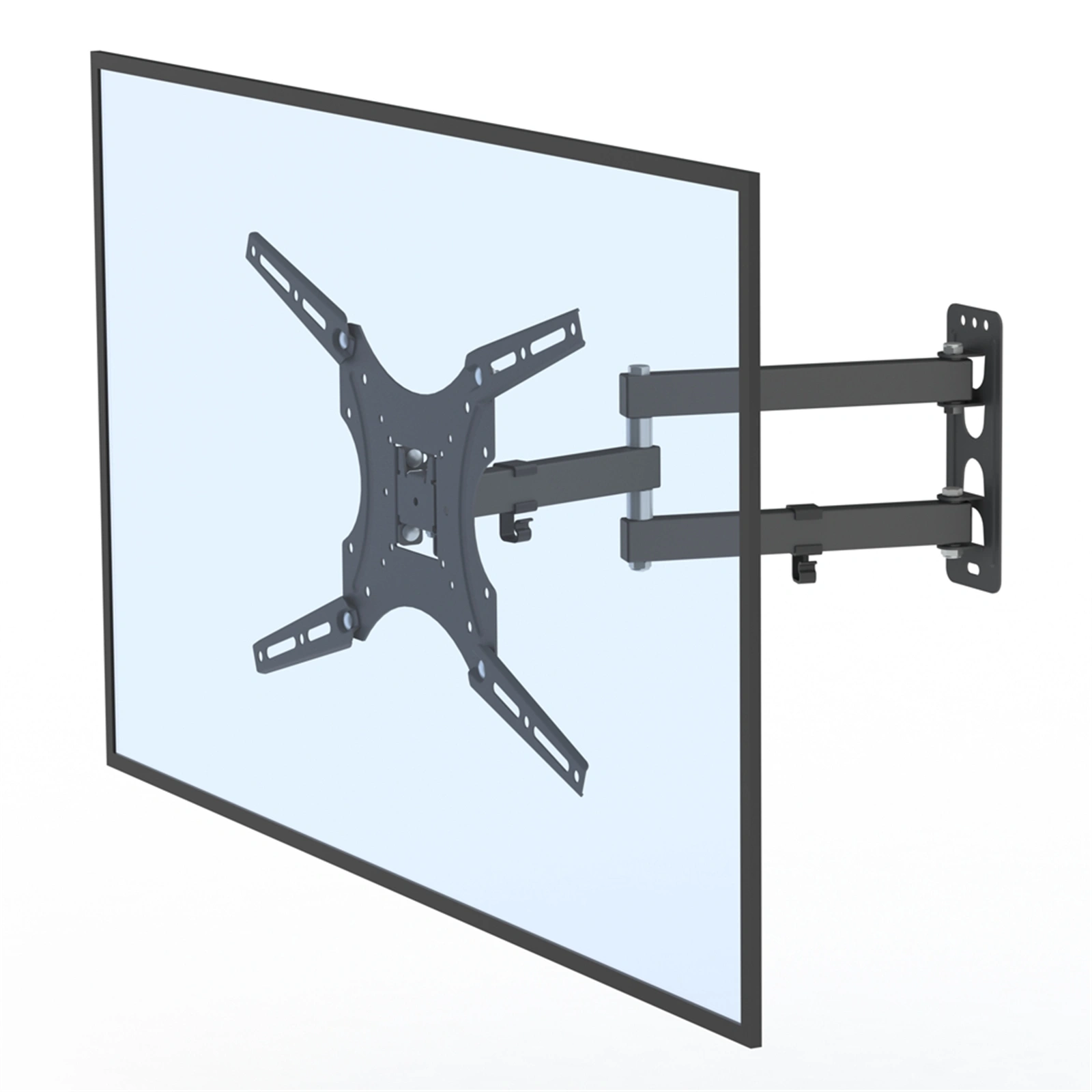26-55" Adjustable Wall Mount Bracket Rotatable TV Stand TMX400 with Spirit Level view 10
