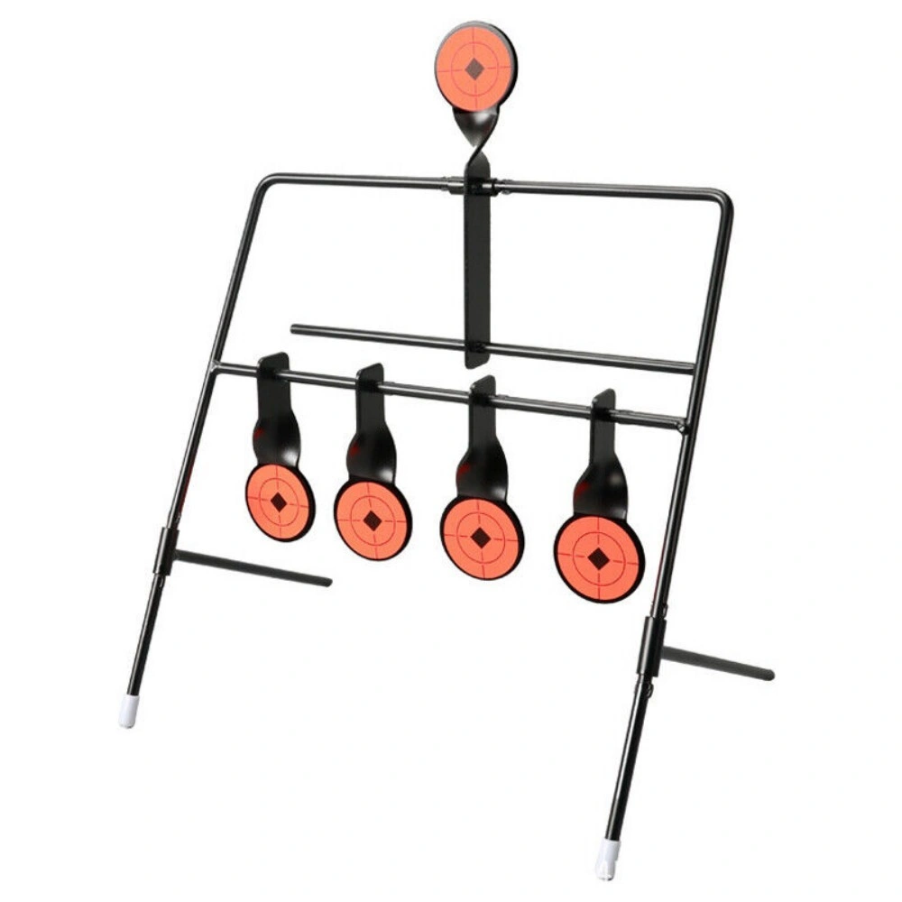 5x Self Resetting Spinning Metal Shooting Targets for Air Gun Rifle Swing Target Set view 3
