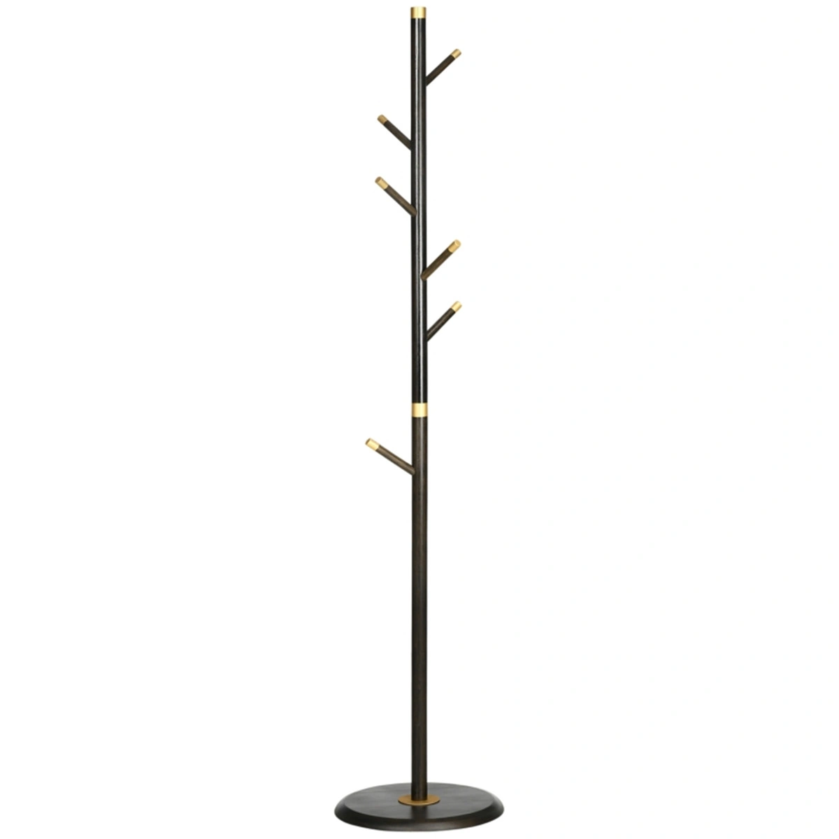 Heavy Duty Metal Coat Rack Freestanding with 8 Hooks for Bedroom Entryway view 2