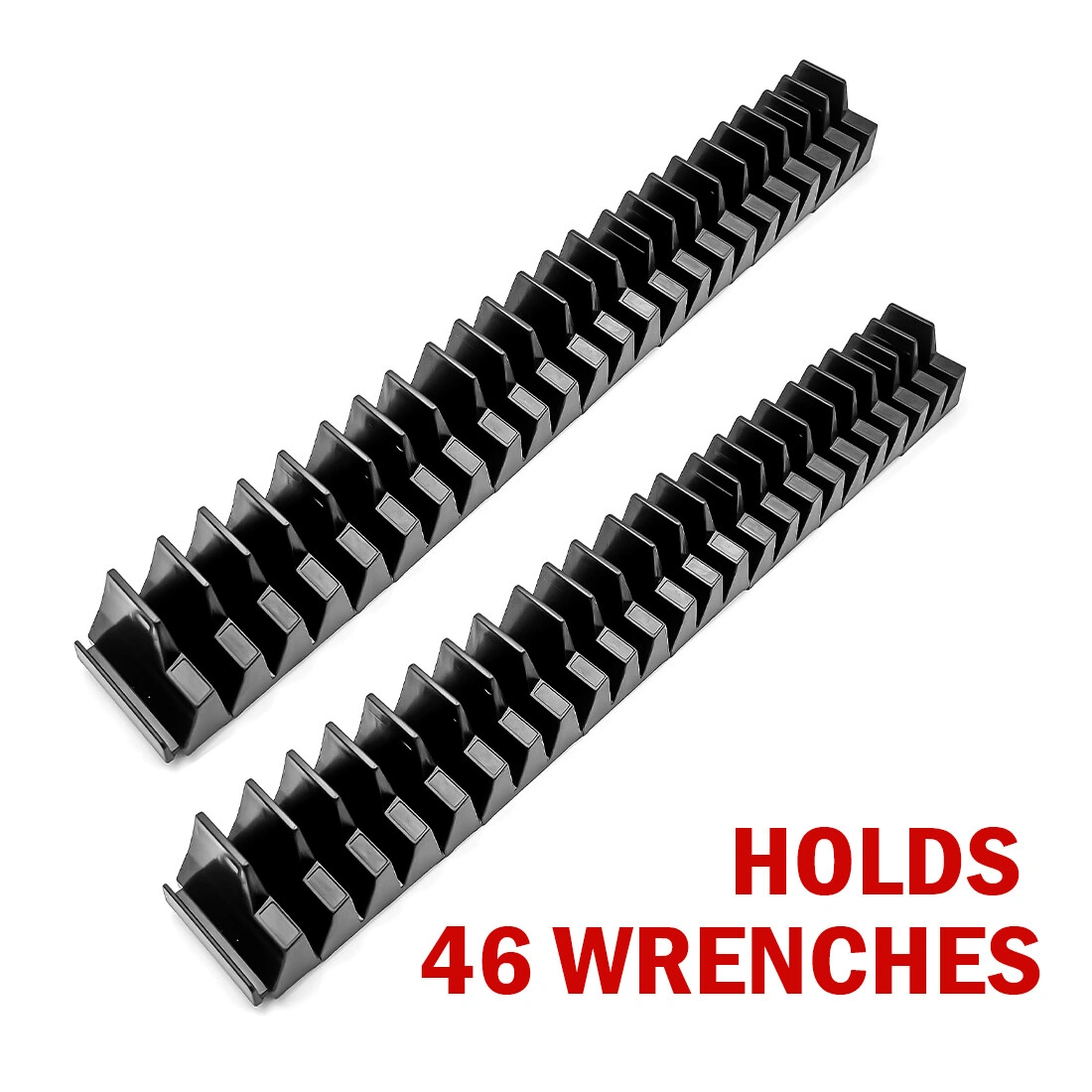 46 PCS Magnetic Wrench Organizer - Portable Tool Storage Shelf with Widgets, Practical Wall Mount Holder view 5