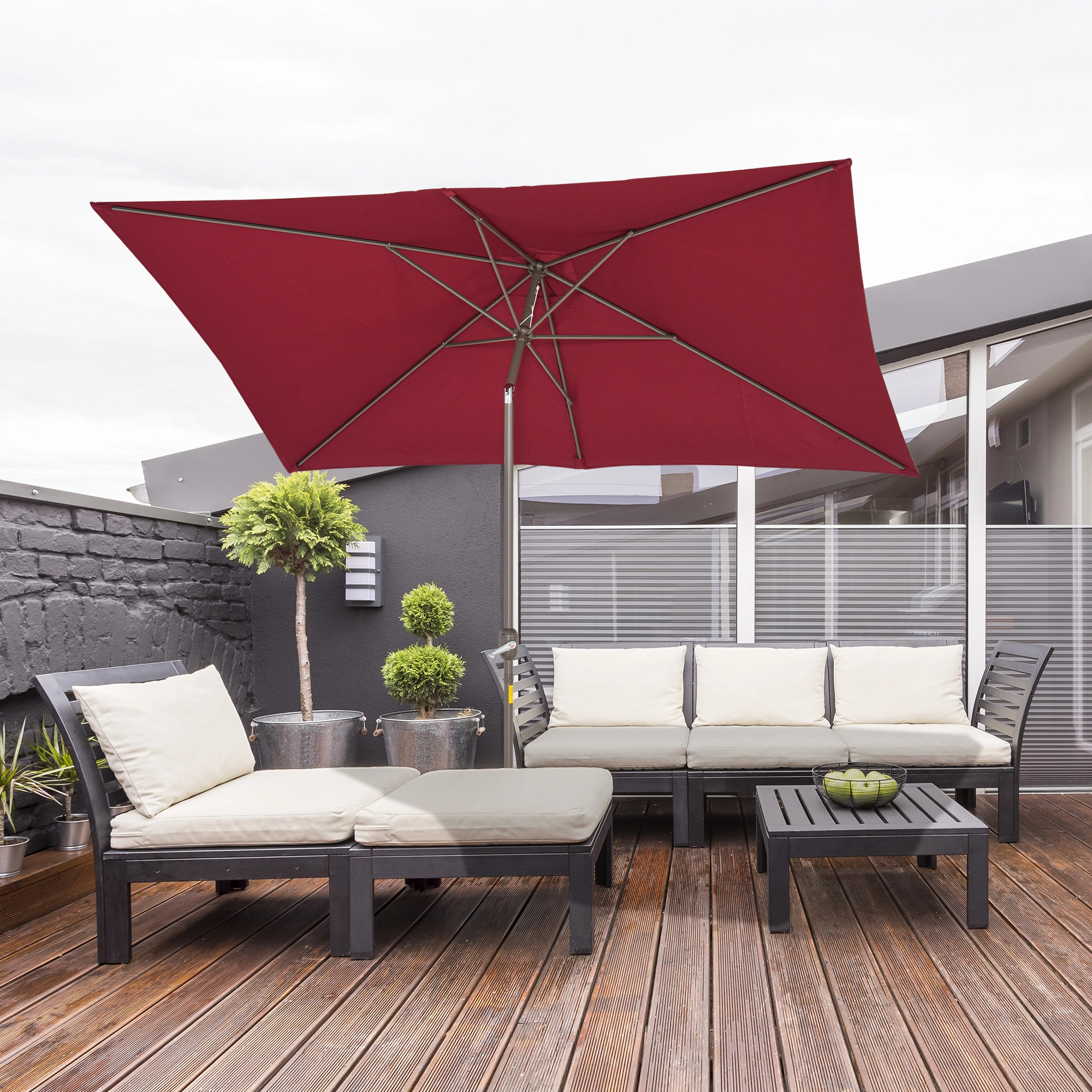 Modern Wall Mounted Umbrella Holder - Sleek Metal Umbrella Rack for Indoor Outdoor Entryway, Easy Install Umbrella Organizer for Home and Commercial Use